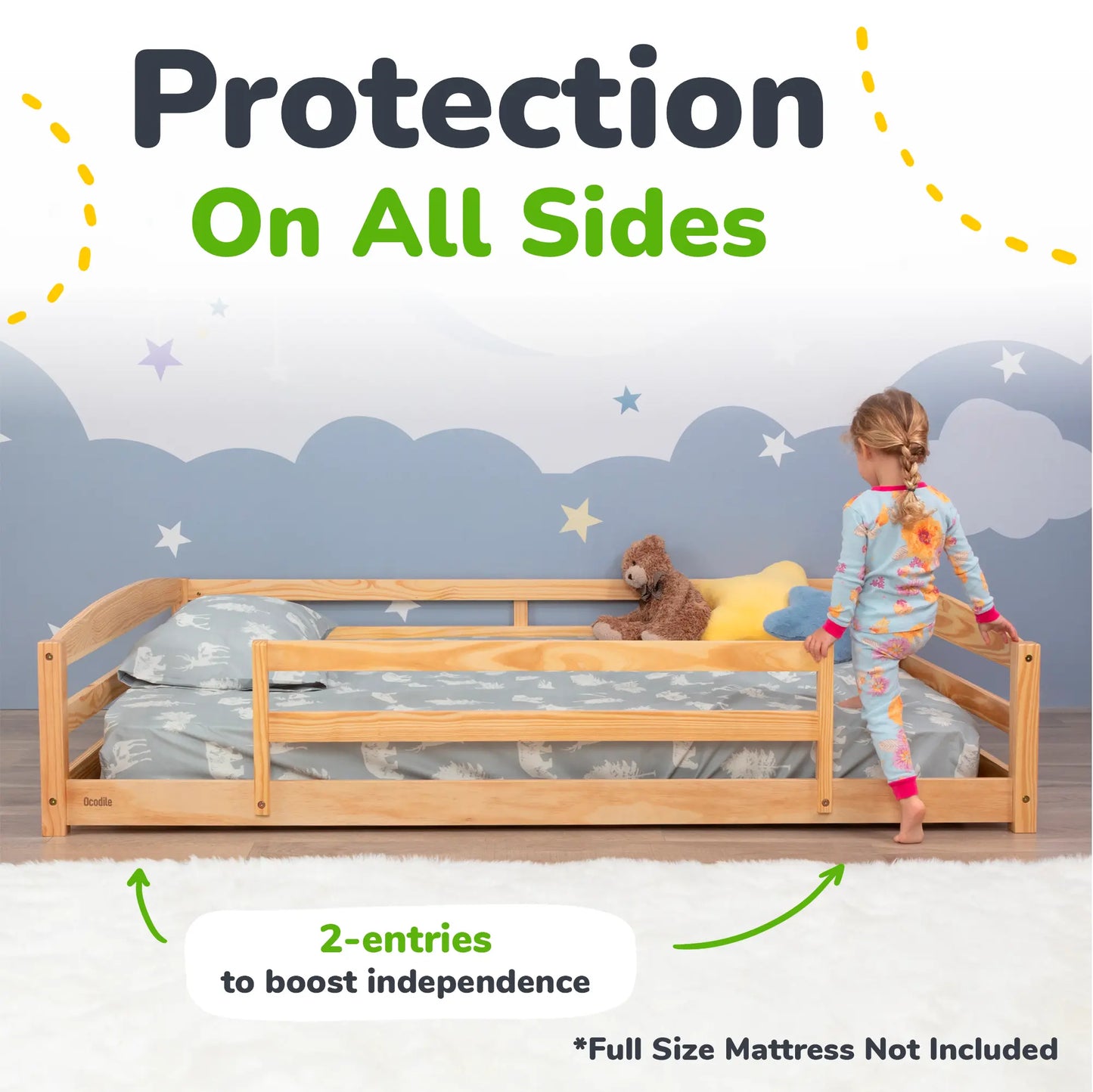 Floor Bed - Full Size Ocodile.com