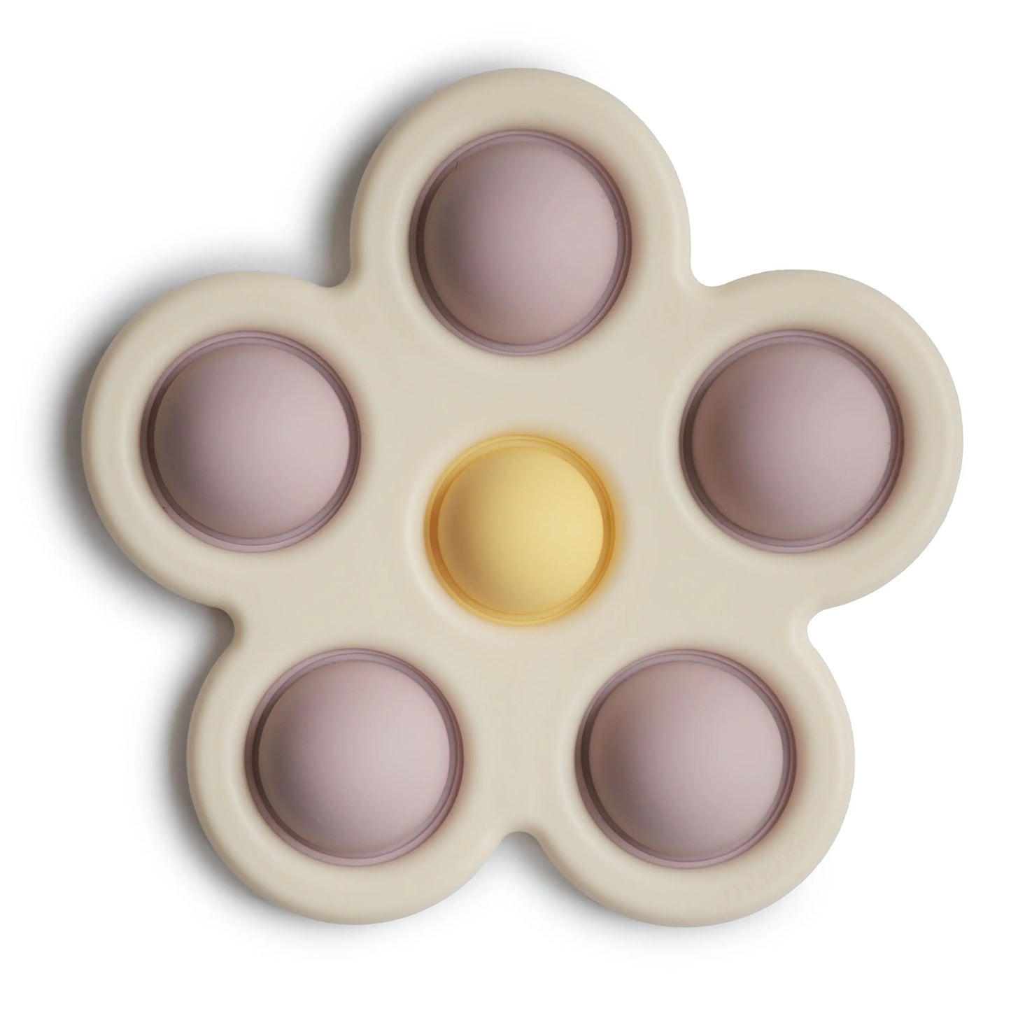 Flower Press Toy for Fine Motor Skills and Sensory Exploration Mushie Everetts Place: Online Boutique 14.99