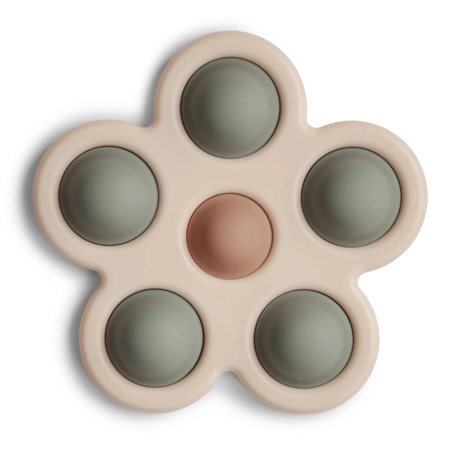 Flower Press Toy for Fine Motor Skills and Sensory Exploration Mushie Everetts Place: Online Boutique 14.99