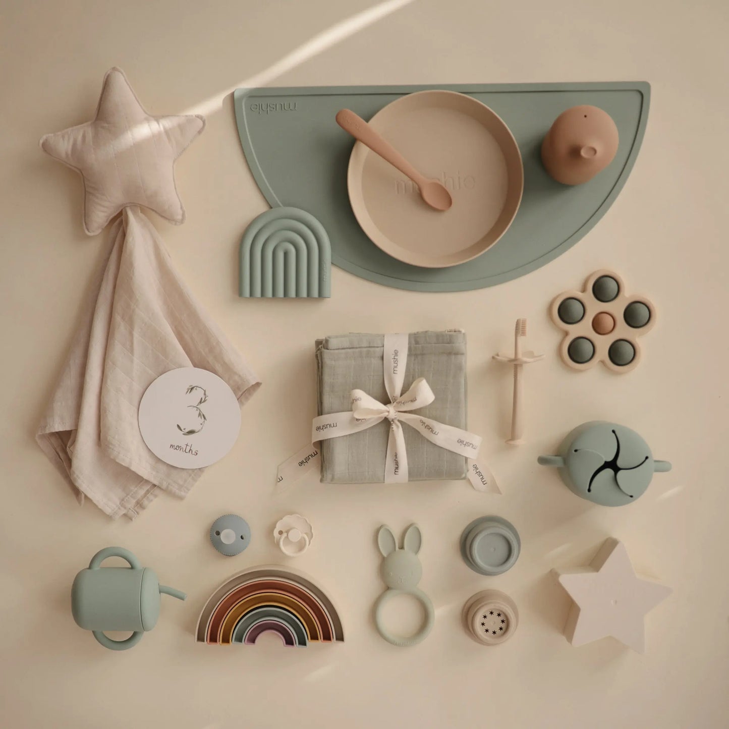 Flower Press Toy for Fine Motor Skills and Sensory Exploration Mushie Everetts Place: Online Boutique