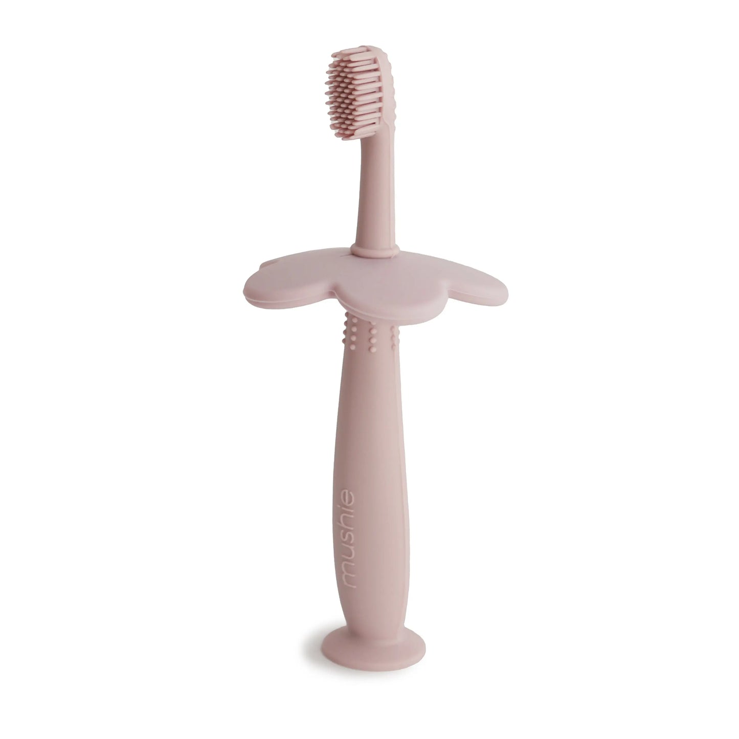 Flower Training Toothbrush for Kids - Soft Silicone Bristles for Gentle Cleaning and Gum Stimulation Mushie