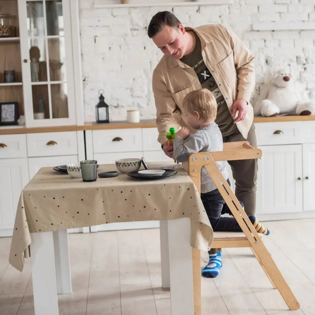 Foldable Step Stool For Toddlers Kid Chair That Grows Beige Goodevas Everetts Place: Online Boutique