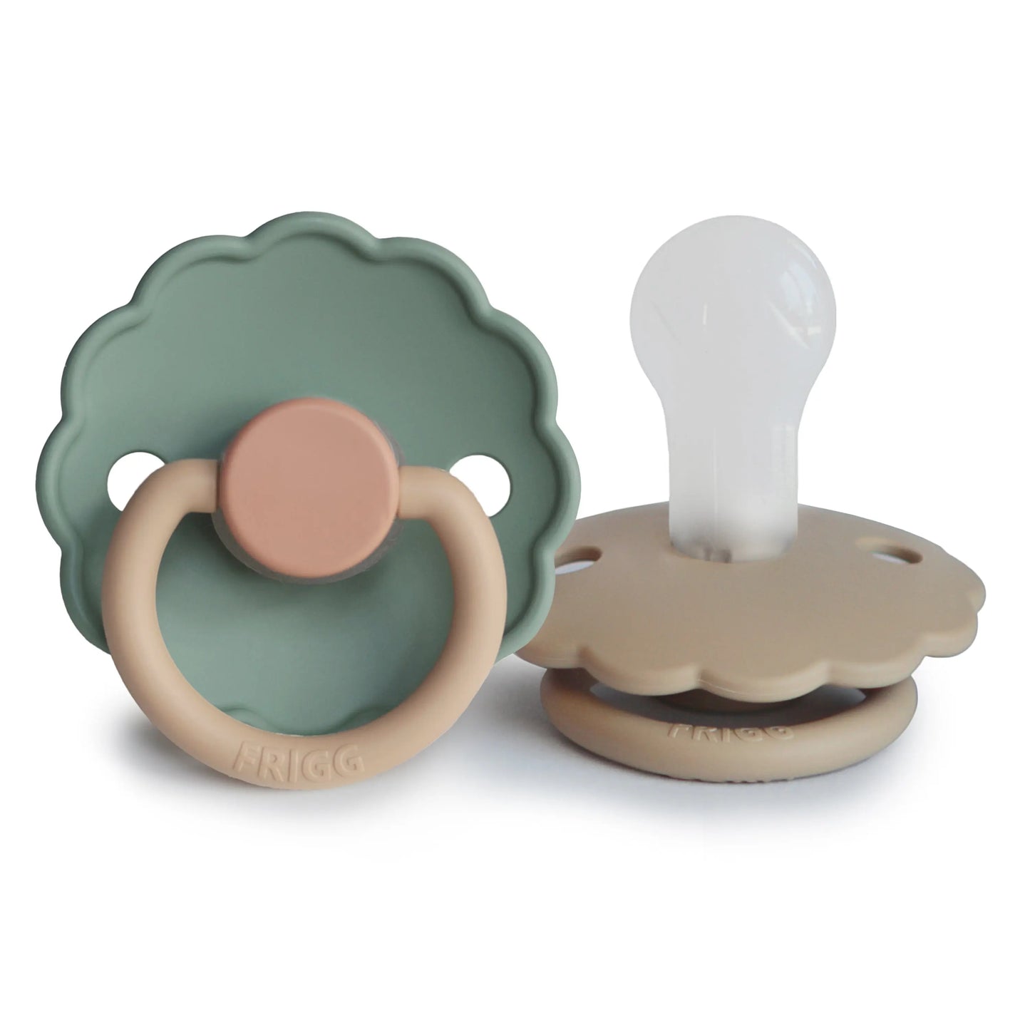 Frigg Daisy Silicone Pacifier 2 Pack with SilkySoft Nipple Mushie Everetts Place: Online Boutique 14.99