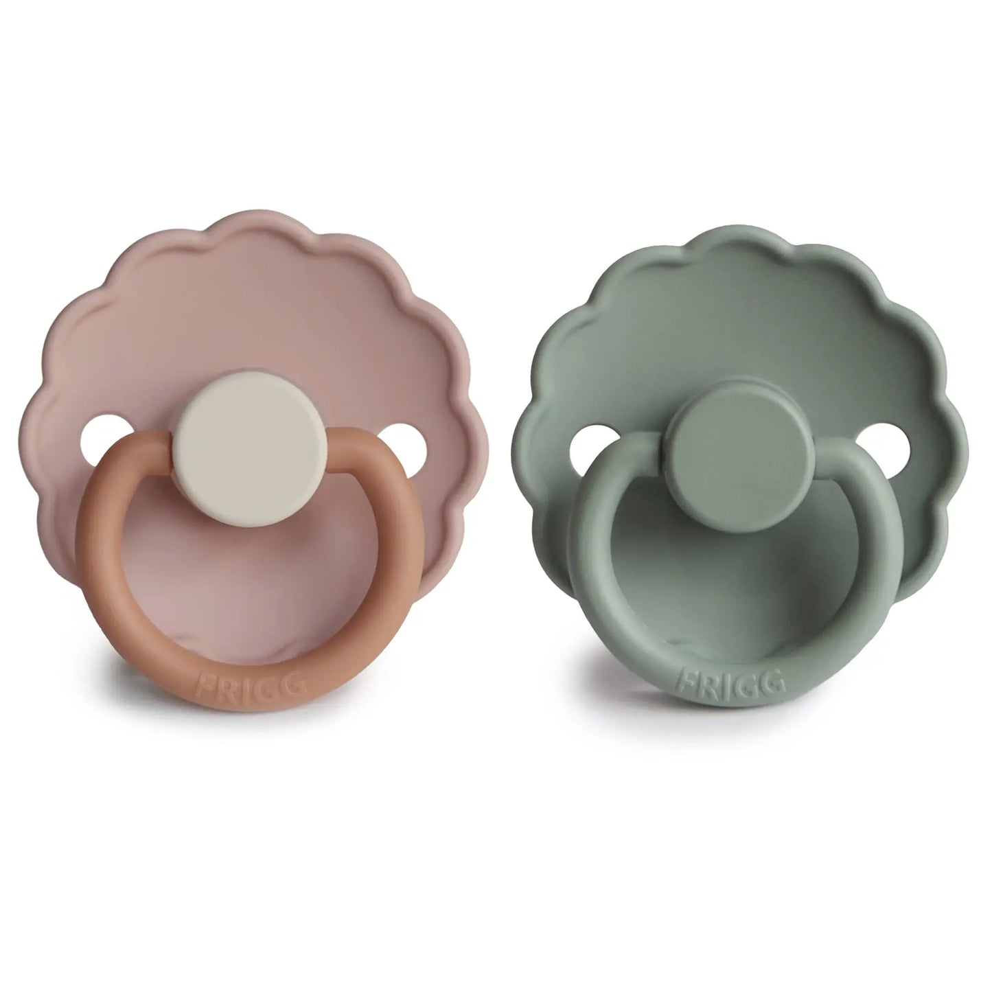 Frigg Daisy Silicone Pacifier 2 Pack with SilkySoft Nipple Mushie Everetts Place: Online Boutique