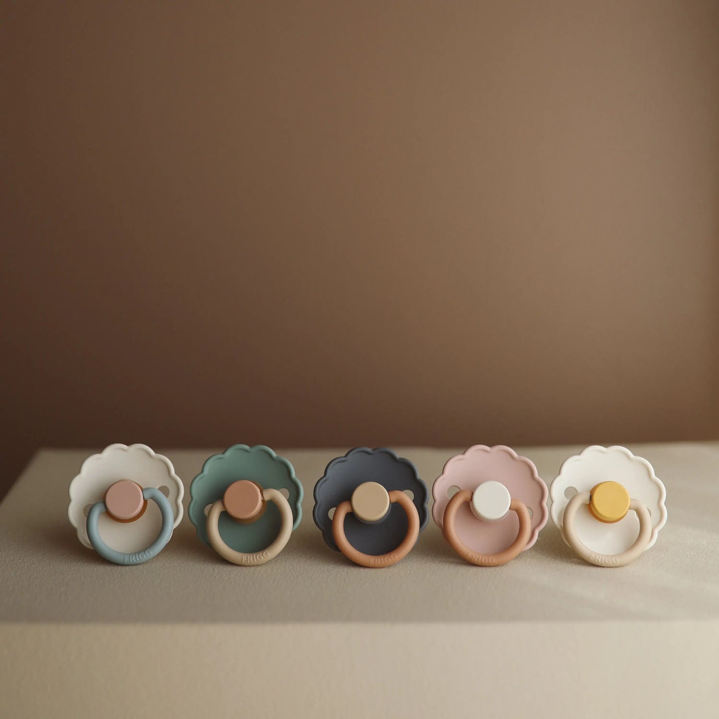 Frigg Daisy Silicone Pacifier 2 Pack with SilkySoft Nipple Mushie Everetts Place: Online Boutique