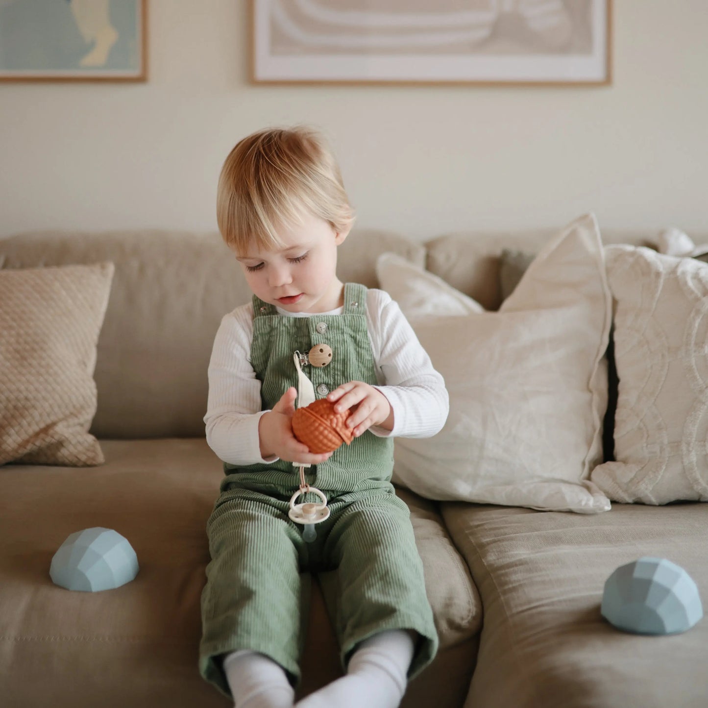 Frigg Little Viking Silicone Pacifiers 2-Pack with SilkySoft Nipple Mushie Everetts Place: Online Boutique