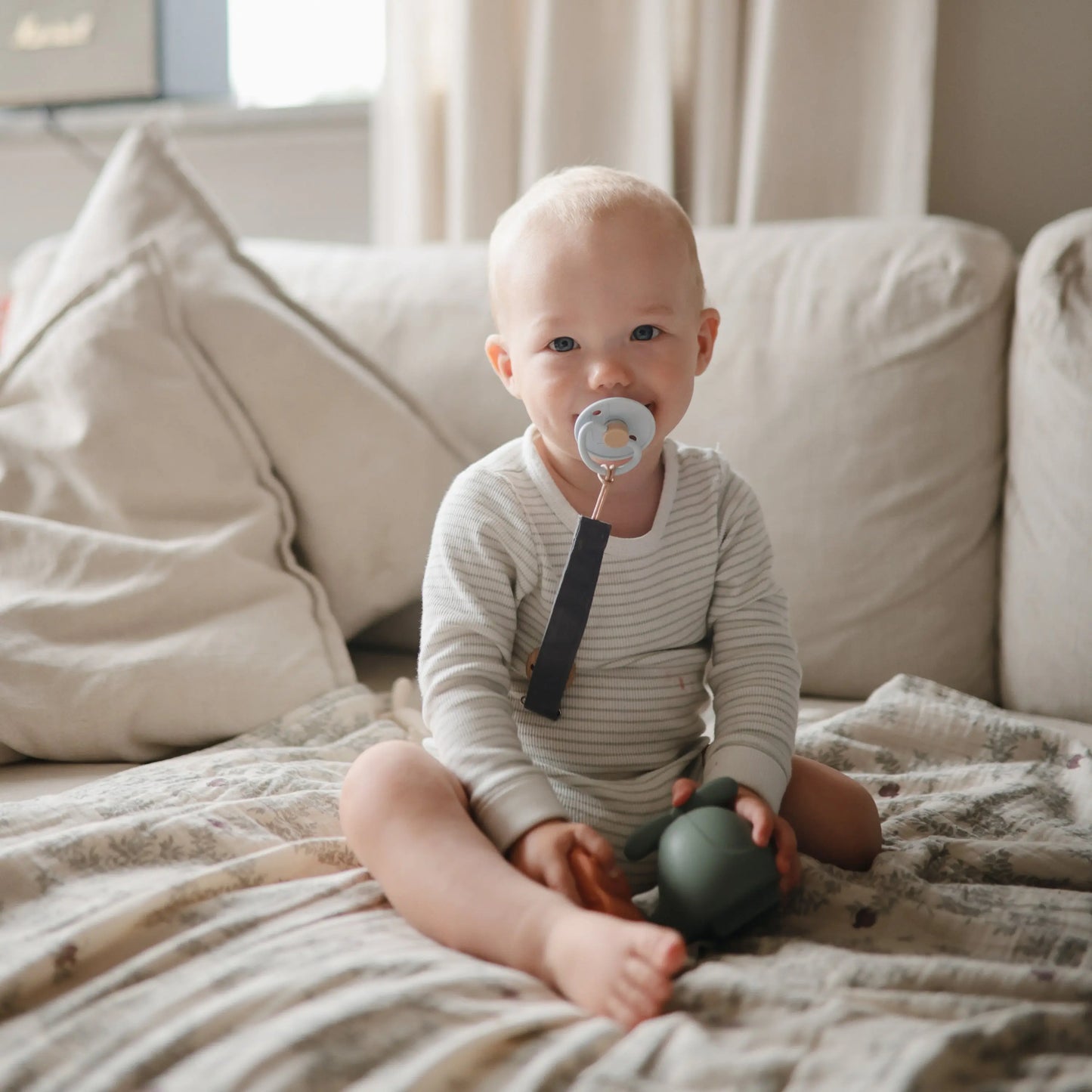 Frigg Little Viking Silicone Pacifiers 2-Pack with SilkySoft Nipple Mushie Everetts Place: Online Boutique