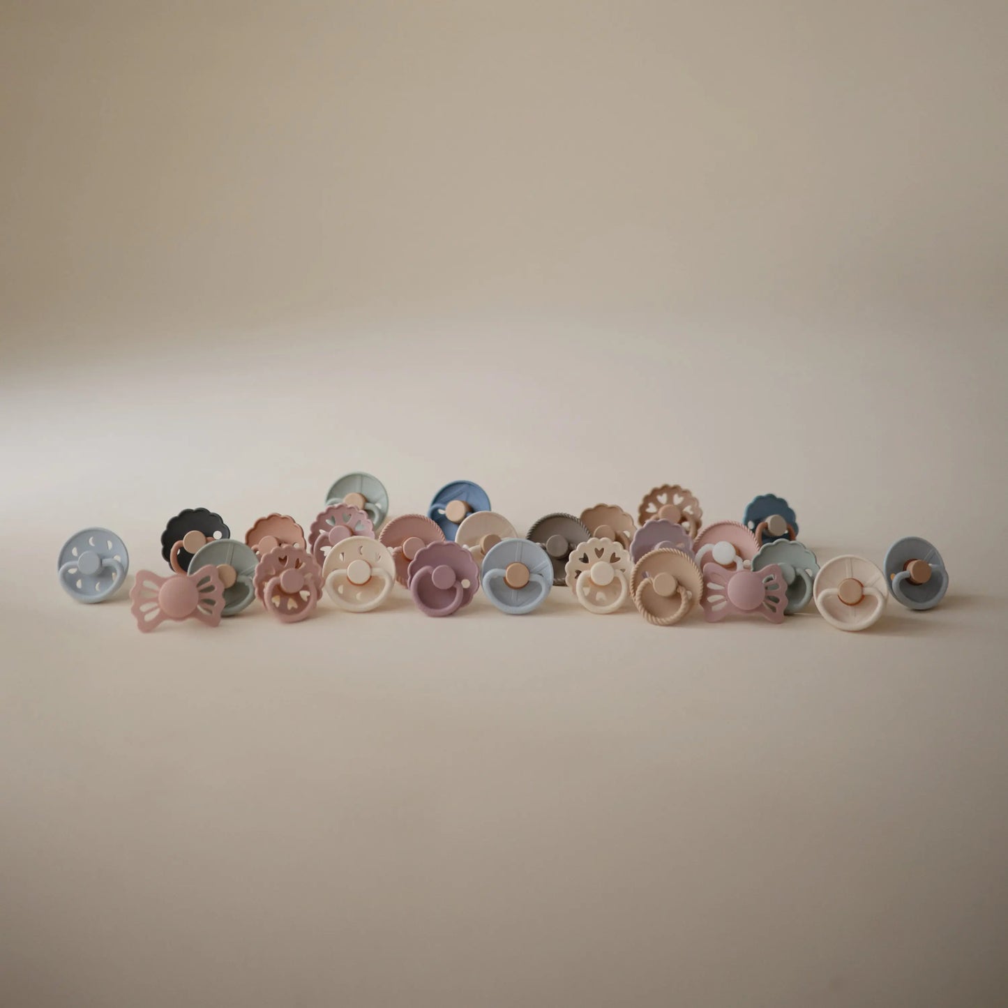 Frigg Little Viking Silicone Pacifiers 2-Pack with SilkySoft Nipple Mushie Everetts Place: Online Boutique