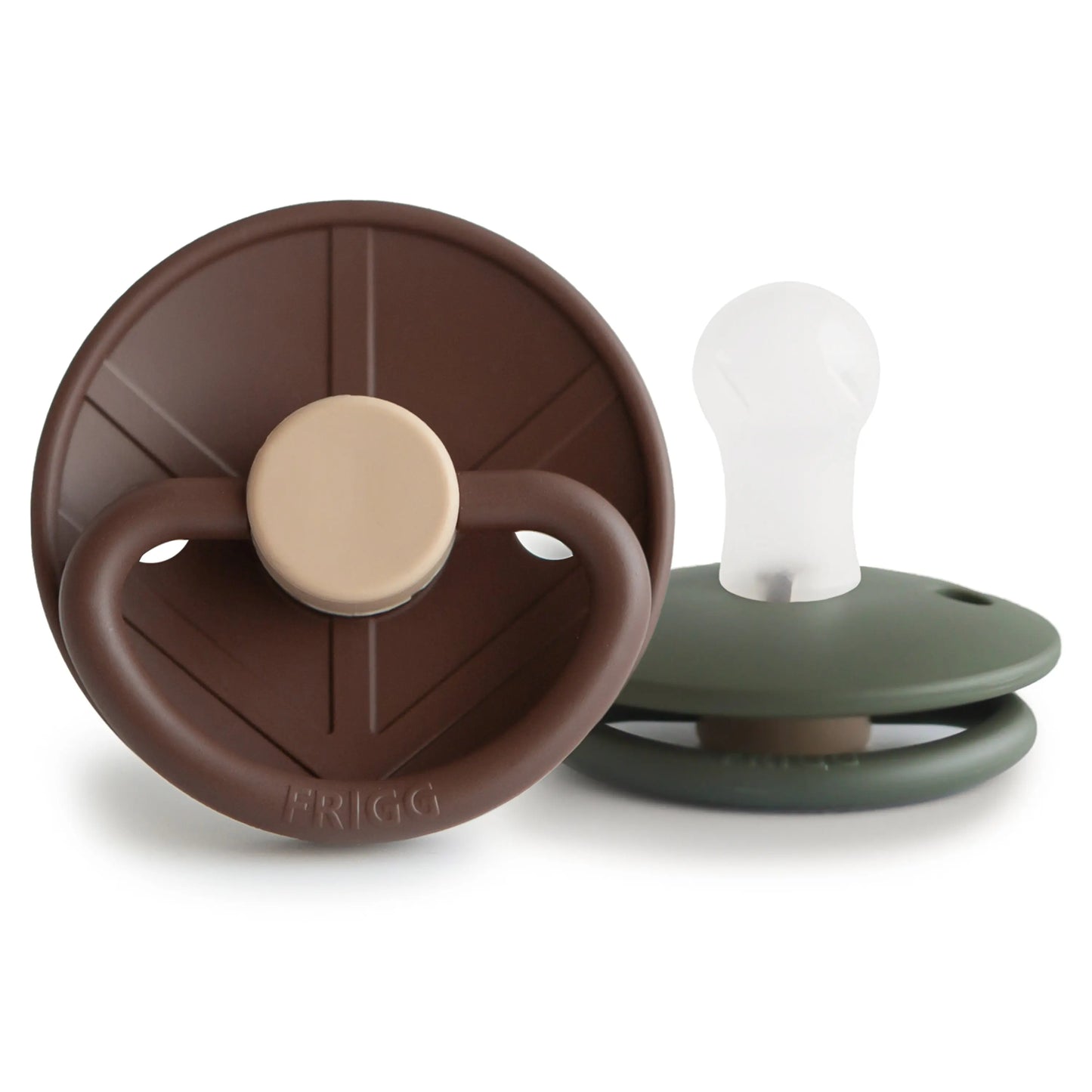 Frigg Little Viking Silicone Pacifiers 2-Pack with SilkySoft Nipple Mushie Everetts Place: Online Boutique