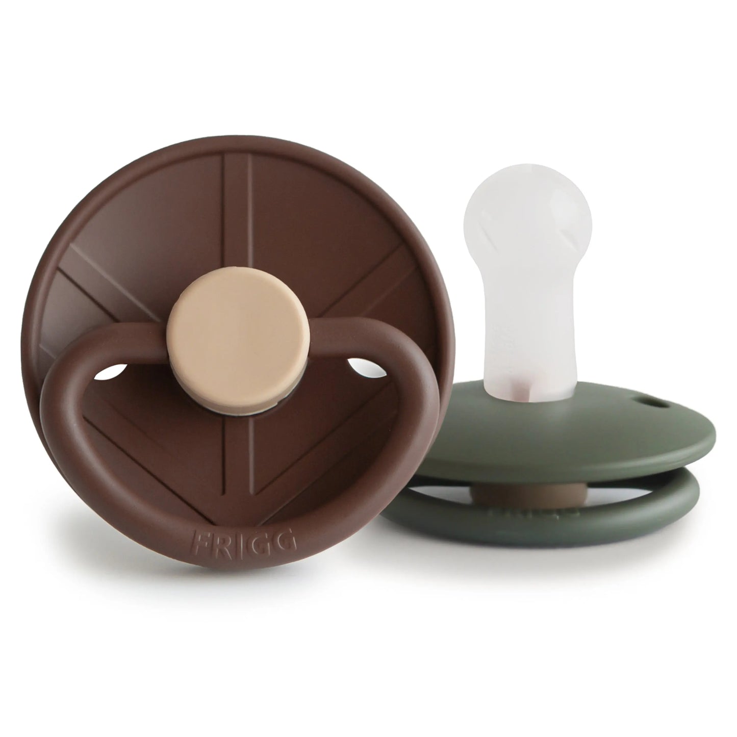Frigg Little Viking Silicone Pacifiers 2-Pack with SilkySoft Nipple Mushie Everetts Place: Online Boutique