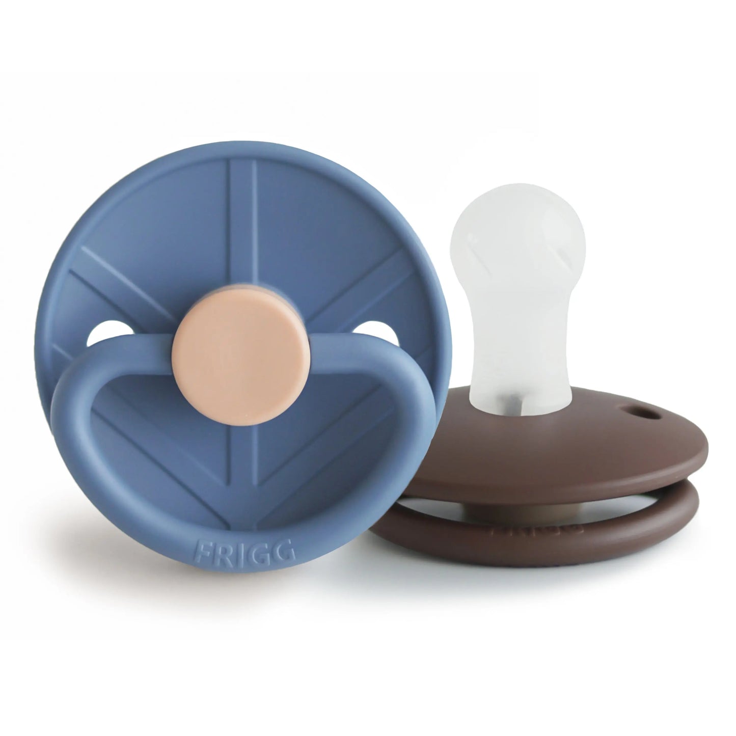 Frigg Little Viking Silicone Pacifiers 2-Pack with SilkySoft Nipple Mushie Everetts Place: Online Boutique