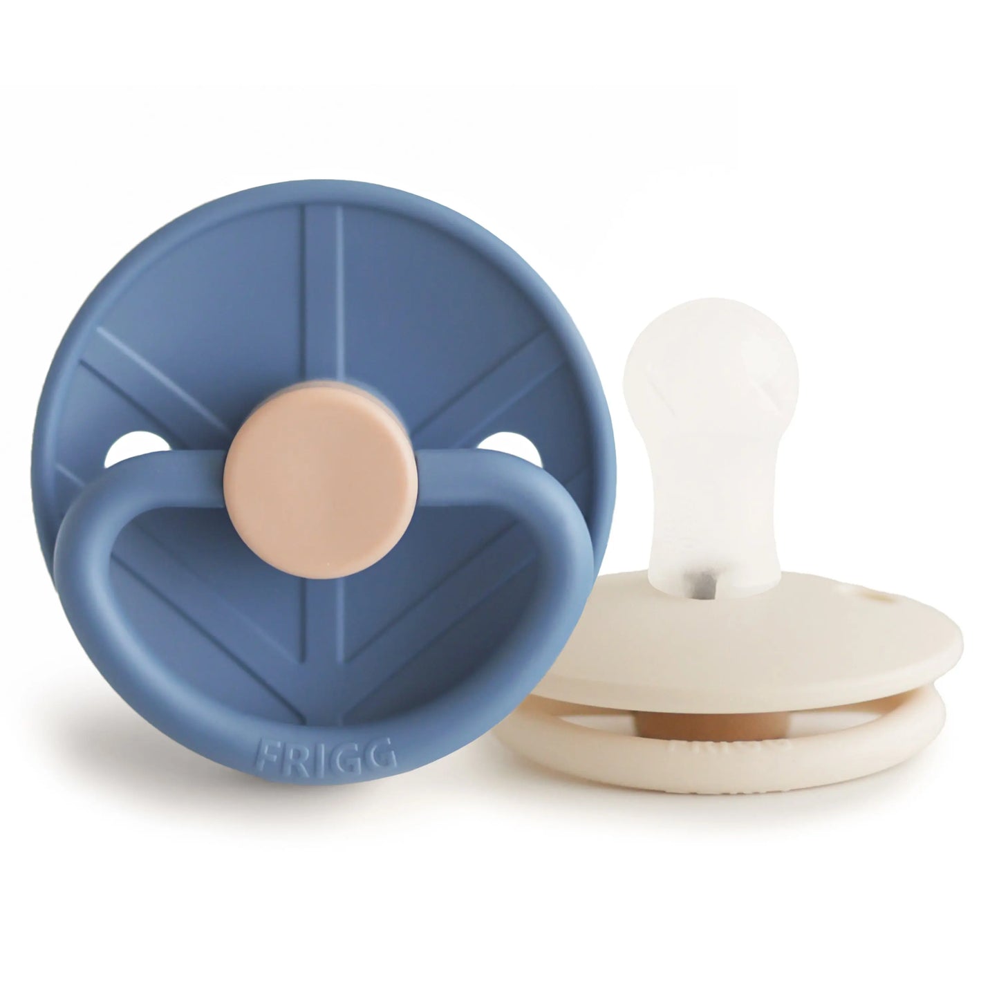Frigg Little Viking Silicone Pacifiers 2-Pack with SilkySoft Nipple Mushie Everetts Place: Online Boutique