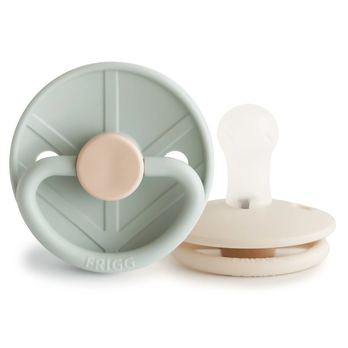 Frigg Little Viking Silicone Pacifiers 2-Pack with SilkySoft Nipple Mushie Everetts Place: Online Boutique