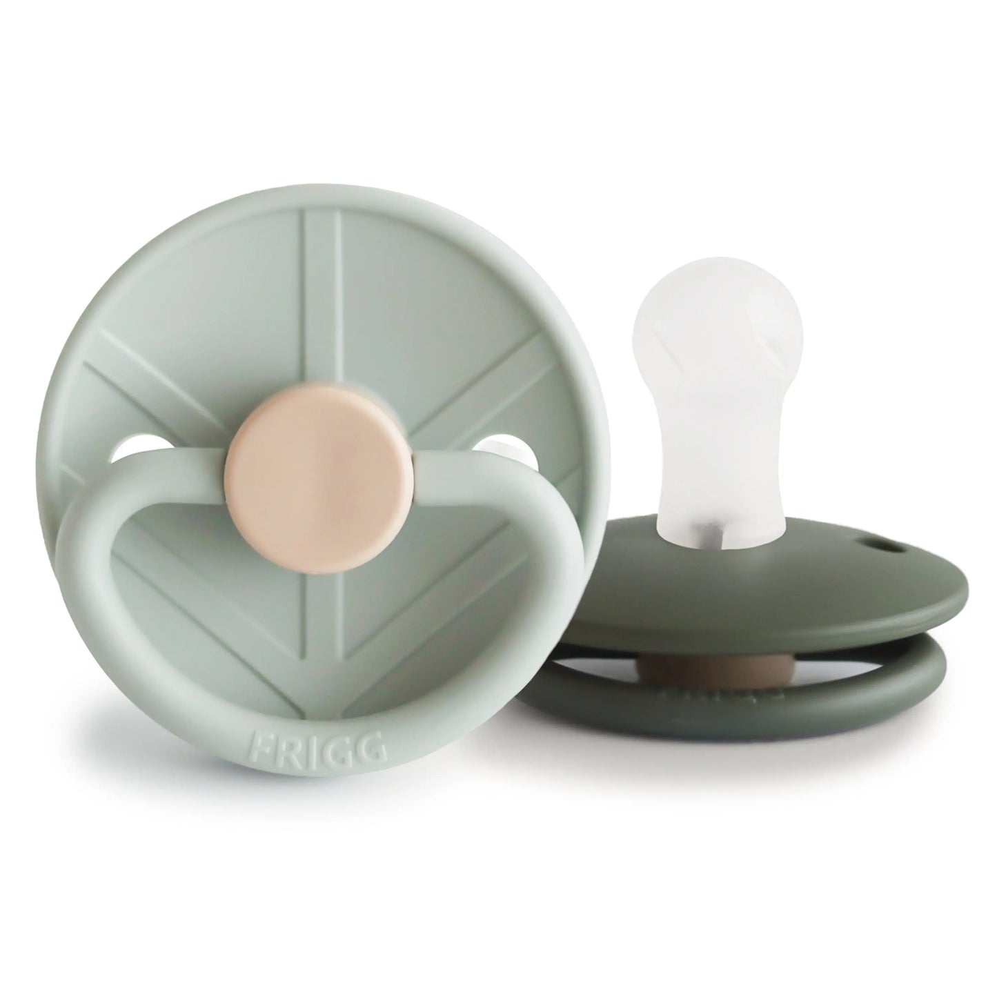 Frigg Little Viking Silicone Pacifiers 2-Pack with SilkySoft Nipple Mushie Everetts Place: Online Boutique