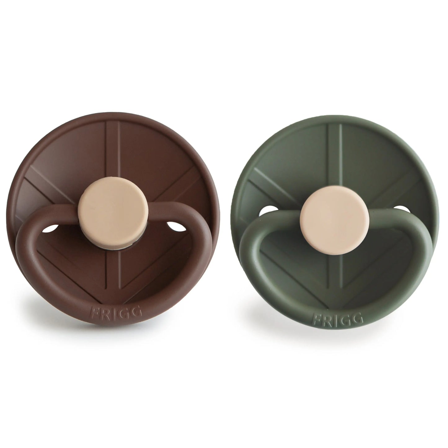 Frigg Little Viking Silicone Pacifiers 2-Pack with SilkySoft Nipple Mushie Everetts Place: Online Boutique