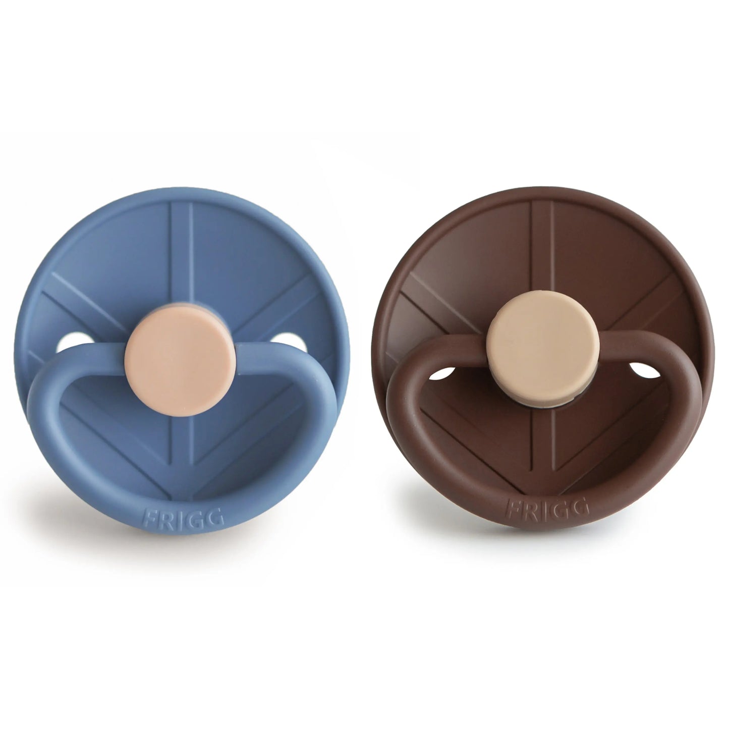 Frigg Little Viking Silicone Pacifiers 2-Pack with SilkySoft Nipple Mushie Everetts Place: Online Boutique