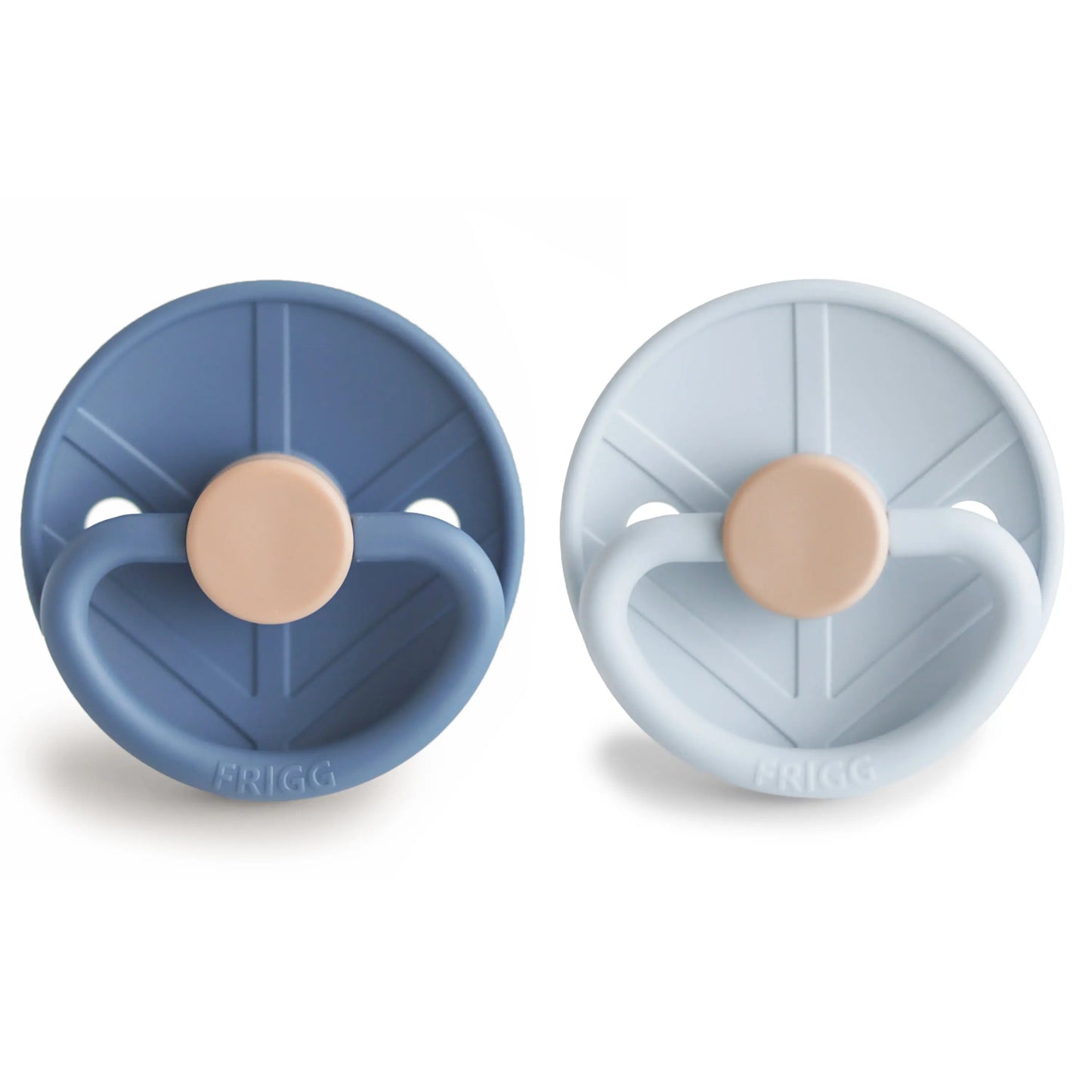 Frigg Little Viking Silicone Pacifiers 2-Pack with SilkySoft Nipple Mushie Everetts Place: Online Boutique