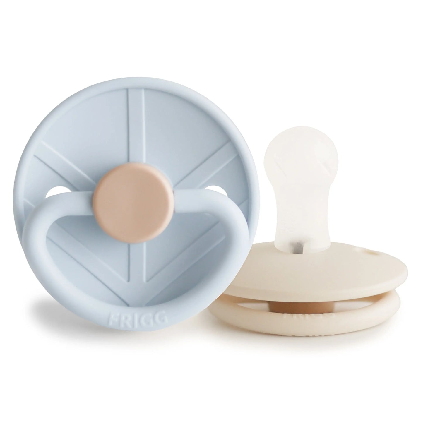 Frigg Little Viking Silicone Pacifiers 2-Pack with SilkySoft Nipple Mushie Everetts Place: Online Boutique 14.99