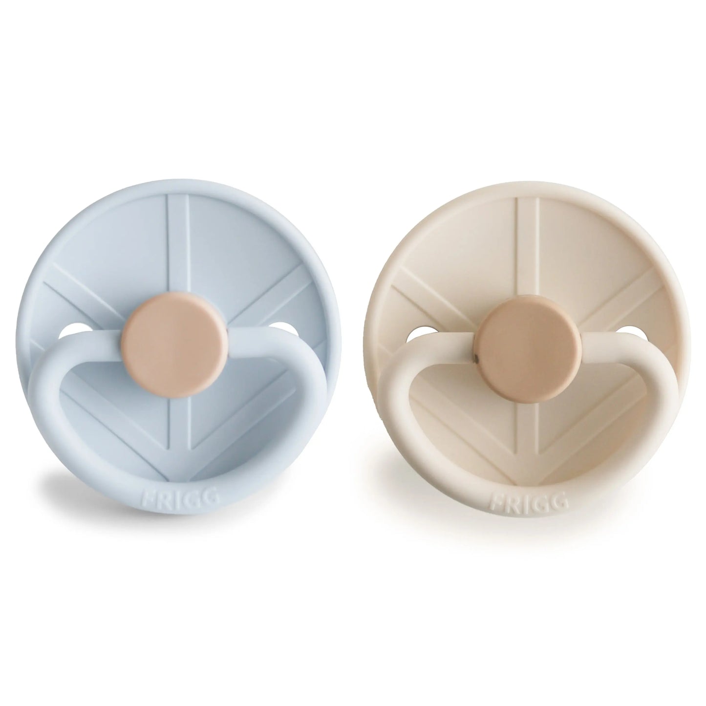 Frigg Little Viking Silicone Pacifiers 2-Pack with SilkySoft Nipple Mushie Everetts Place: Online Boutique