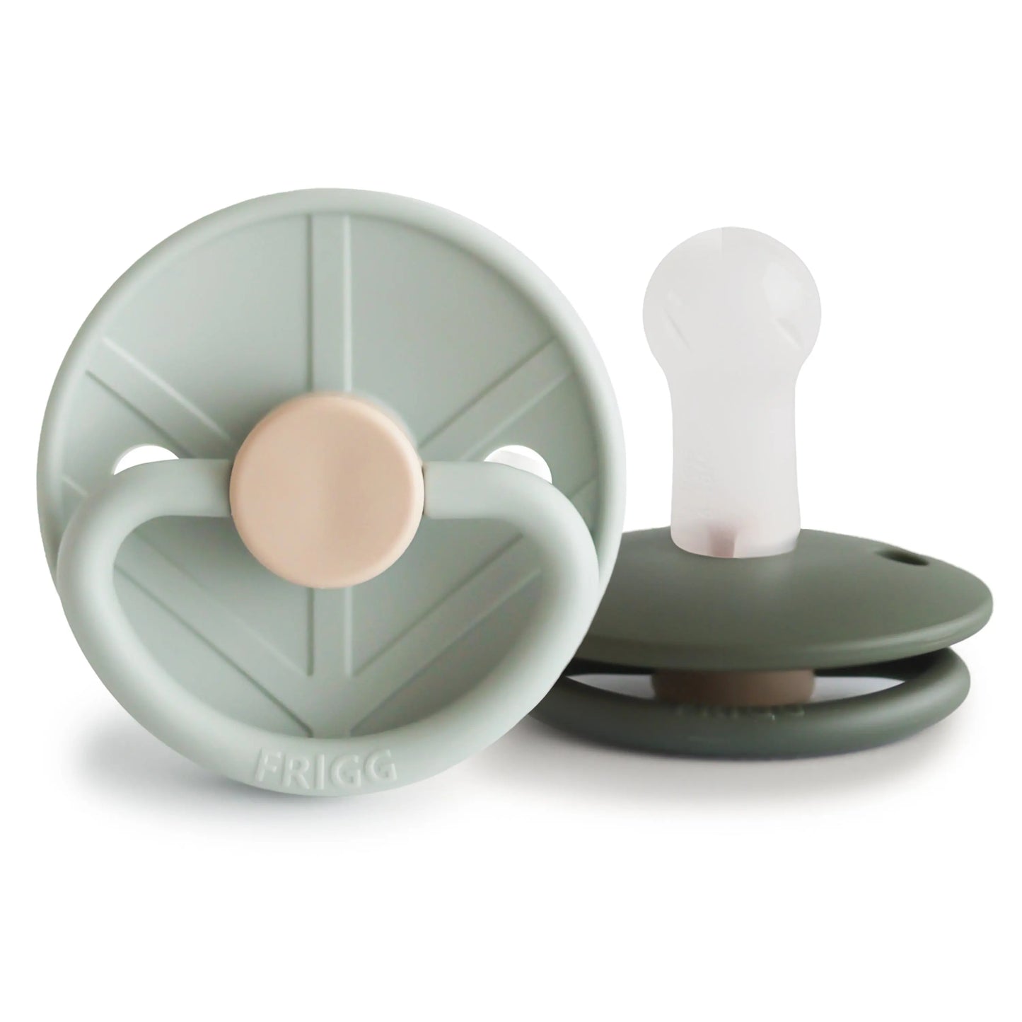 Frigg Little Viking Silicone Pacifiers 2-Pack with SilkySoft Nipple Mushie Everetts Place: Online Boutique 14.99