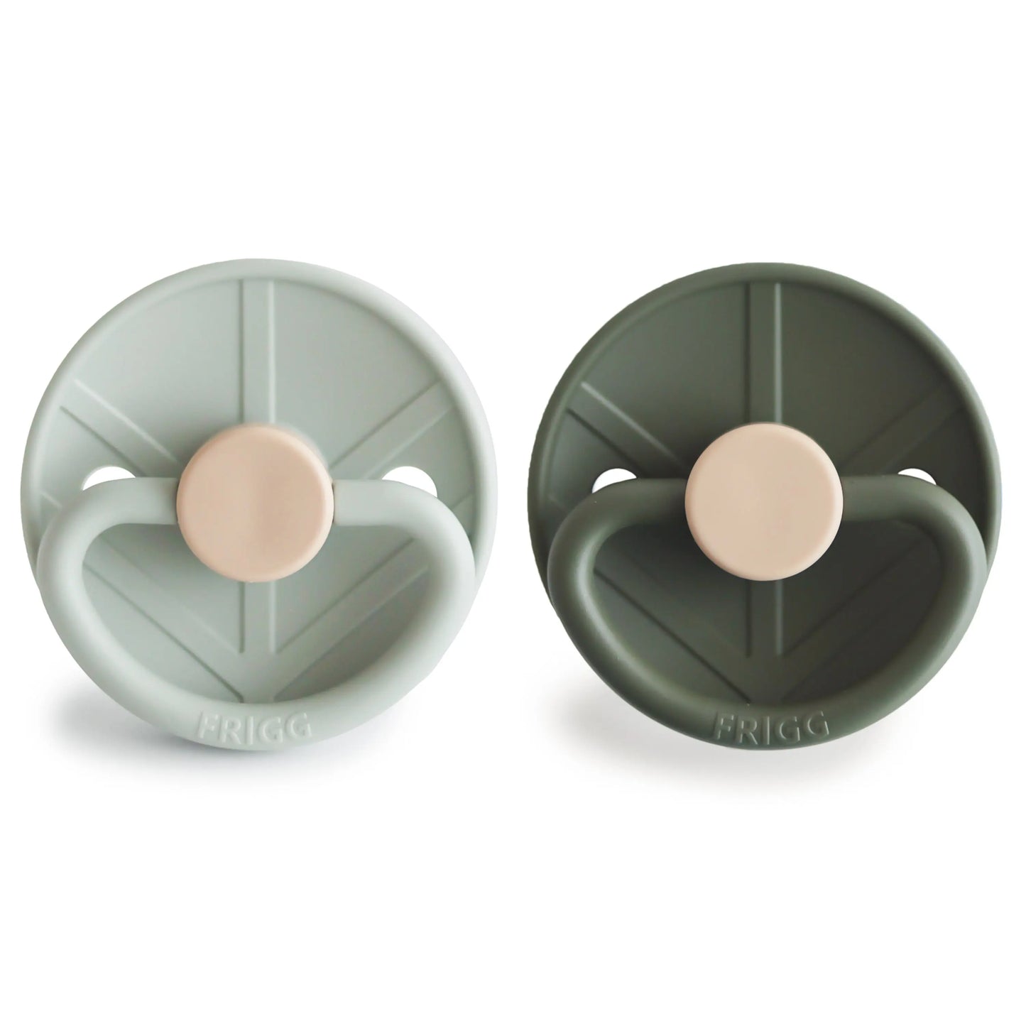 Frigg Little Viking Silicone Pacifiers 2-Pack with SilkySoft Nipple Mushie Everetts Place: Online Boutique