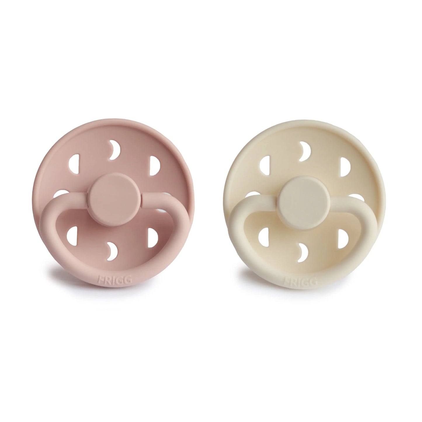 Frigg Moon Silicone Pacifier 2 Pack with SilkySoft Nipple and Click Lock System Mushie Everetts Place: Online Boutique