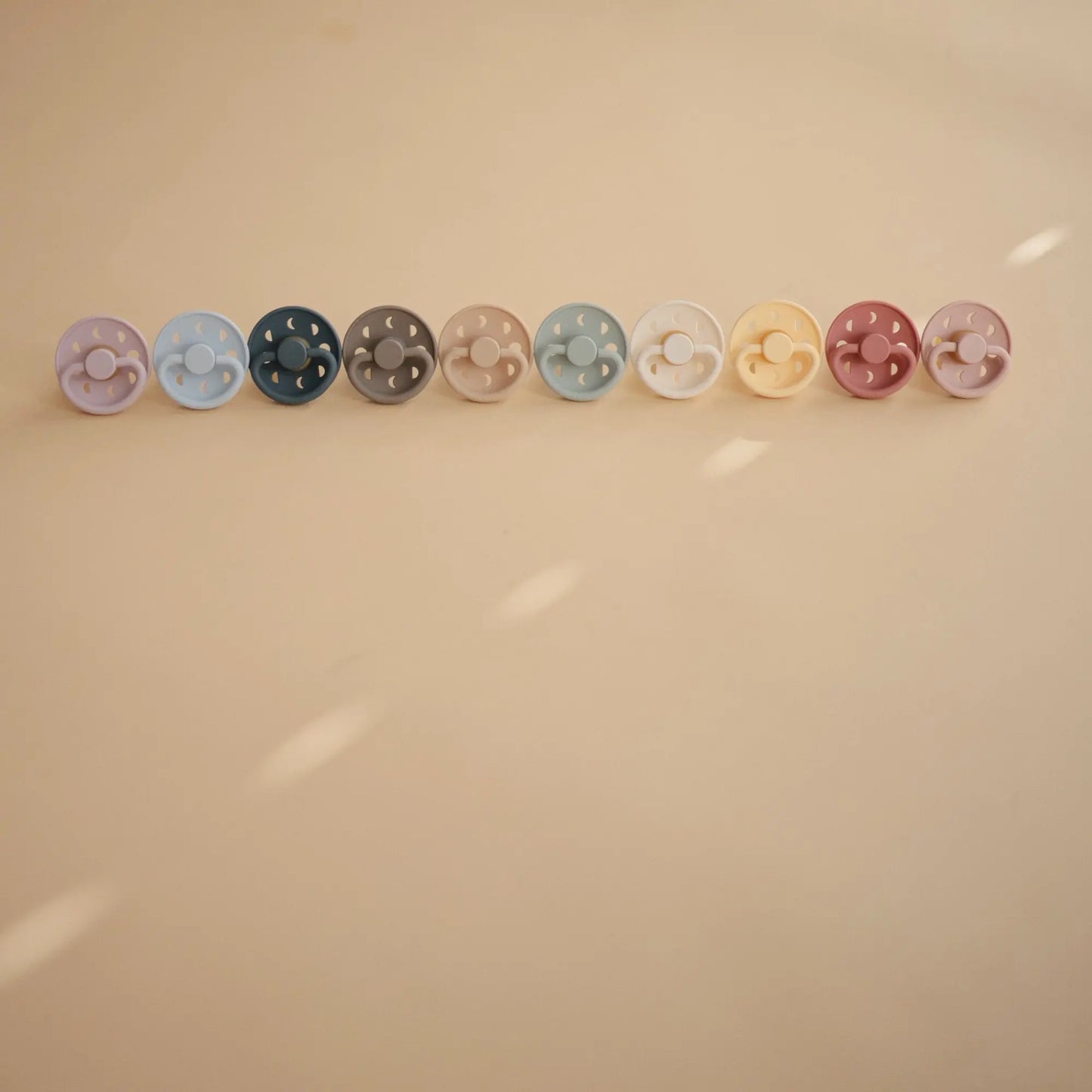 Frigg Moon Silicone Pacifier 2 Pack with SilkySoft Nipple and Click Lock System Mushie Everetts Place: Online Boutique