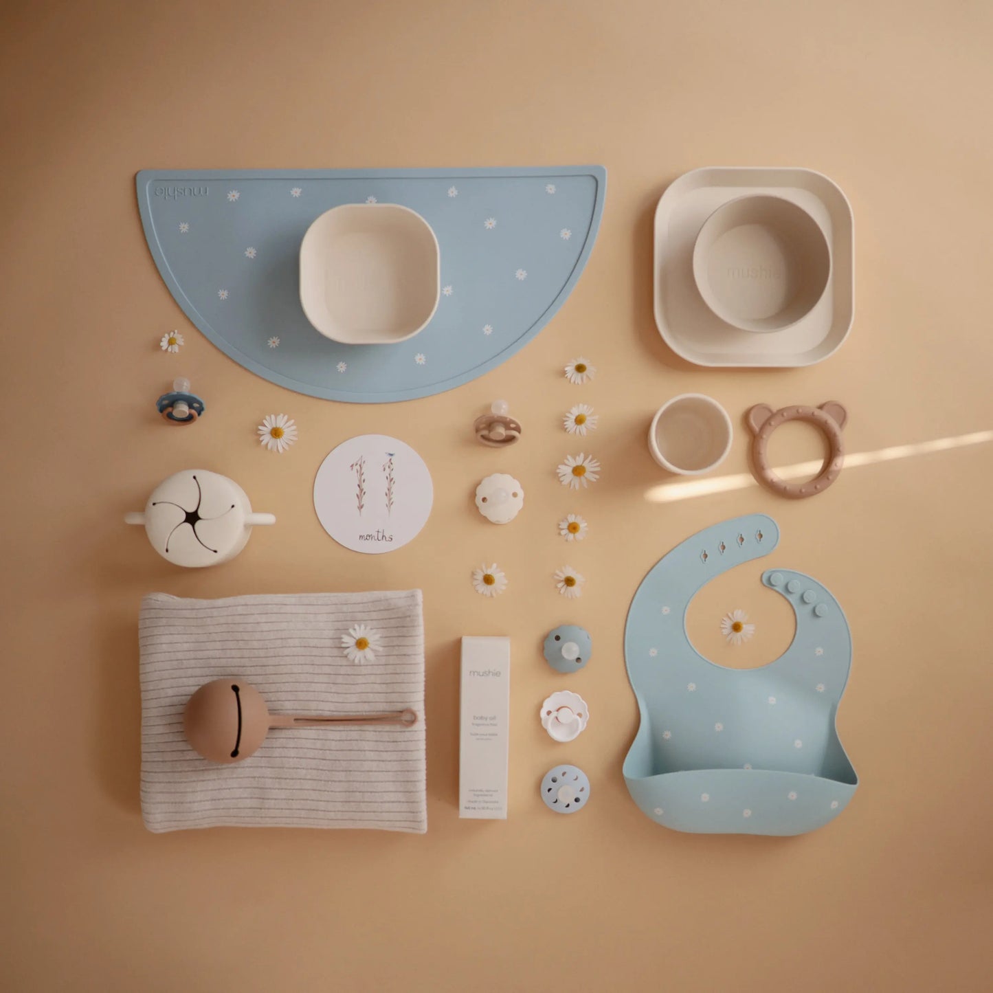 Frigg Moon Silicone Pacifier 2 Pack with SilkySoft Nipple and Click Lock System Mushie Everetts Place: Online Boutique