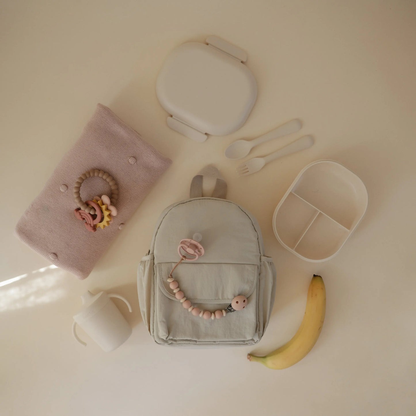 Frigg Moon Silicone Pacifier 2 Pack with SilkySoft Nipple and Click Lock System Mushie Everetts Place: Online Boutique