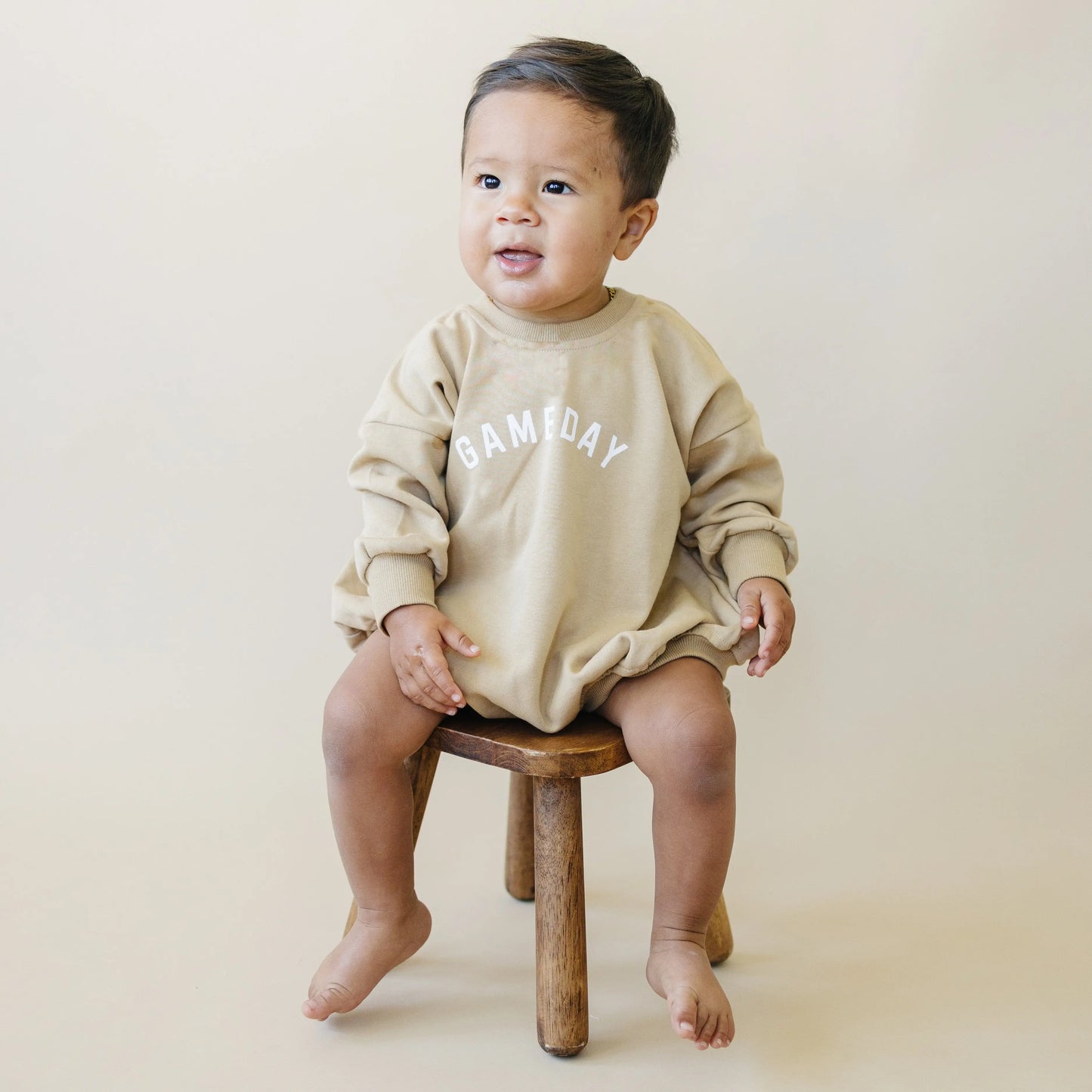 Little Joy Co. Little Joy Gameday Sweatshirt Romper For Baby And Toddler -