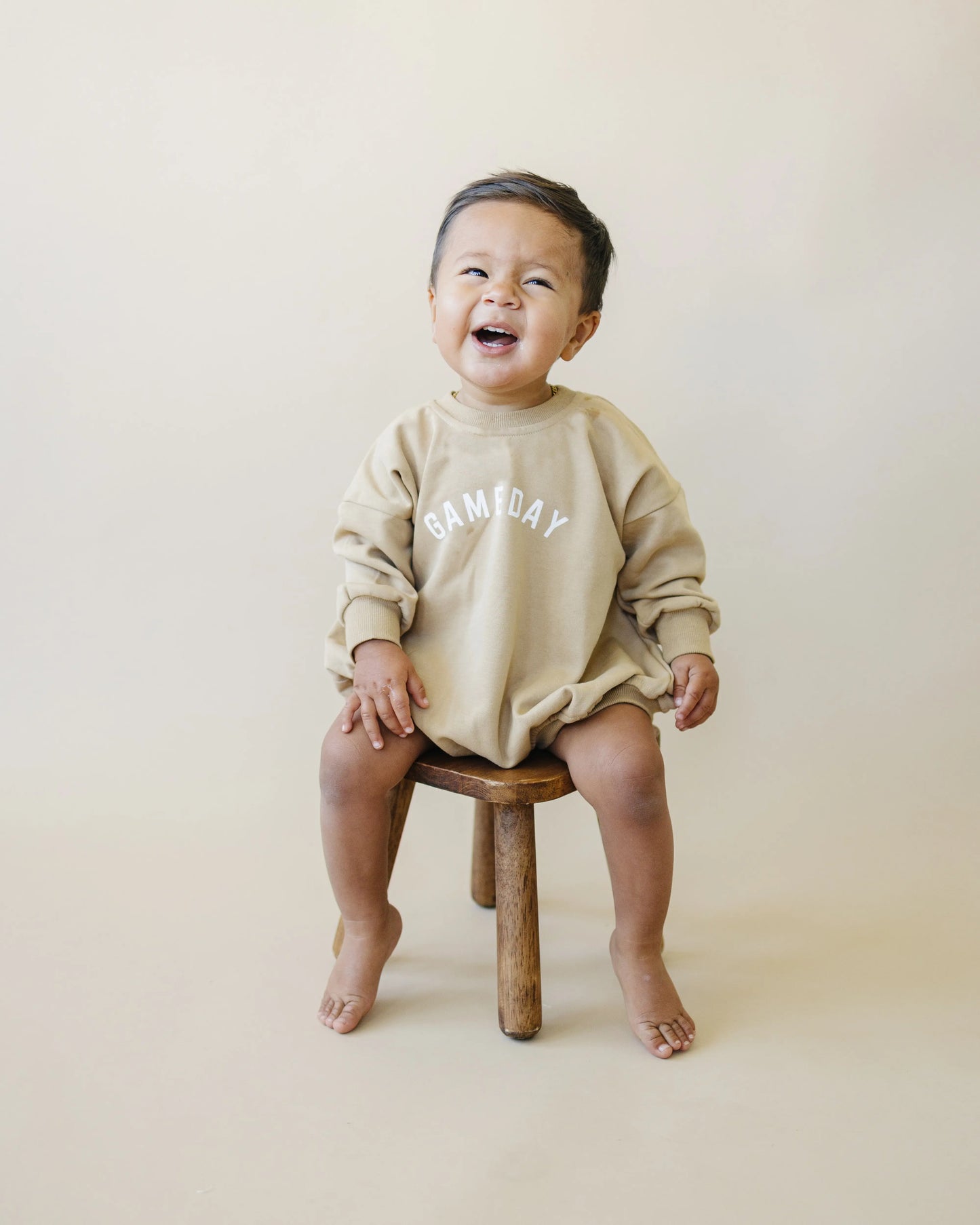 Little Joy Co. Little Joy Gameday Sweatshirt Romper For Baby And Toddler -