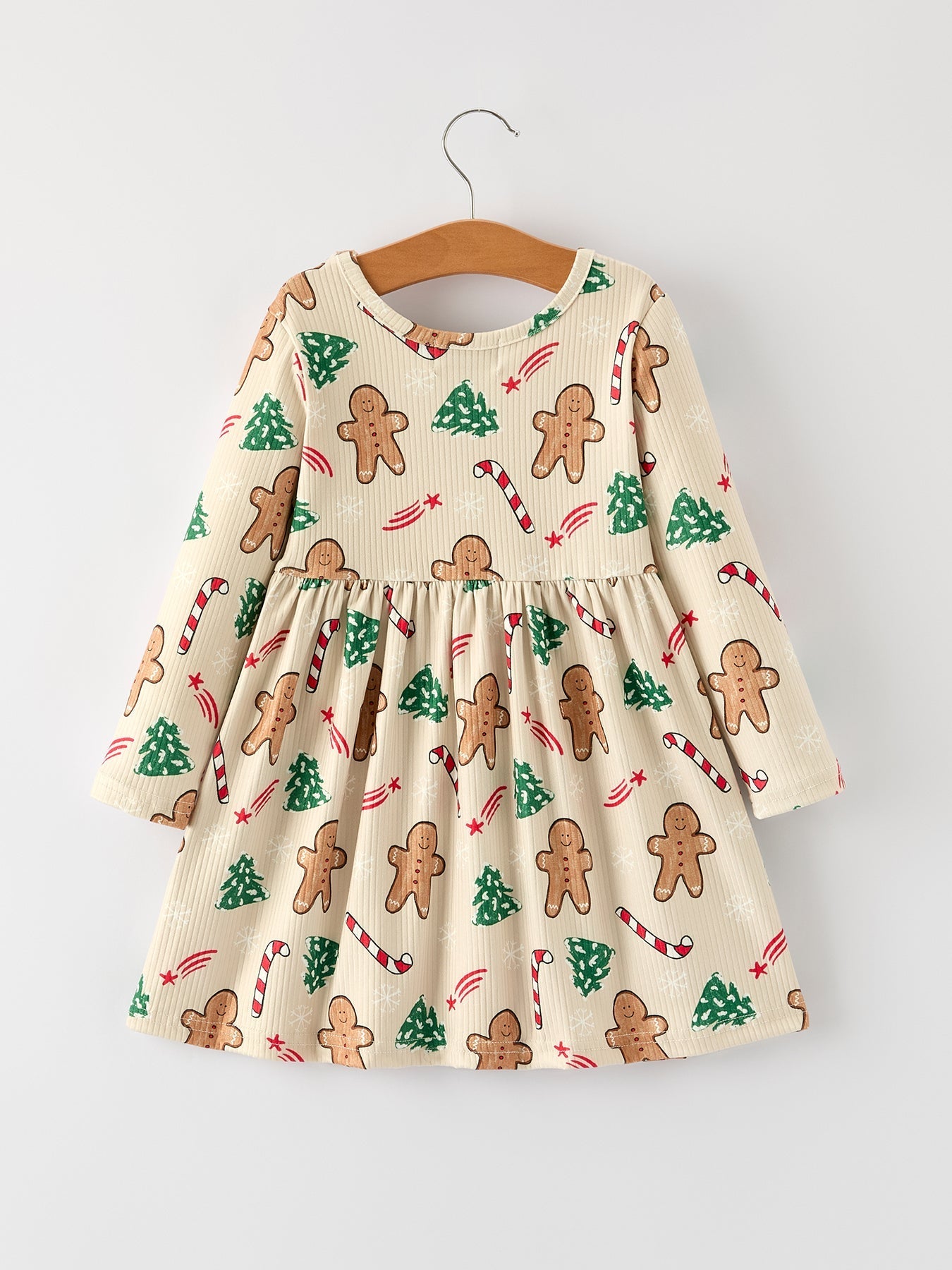 Gingerbread Christmas Dress: Sweet Holiday Vibes Rylee Faith Designs Everetts Place: Online Boutique