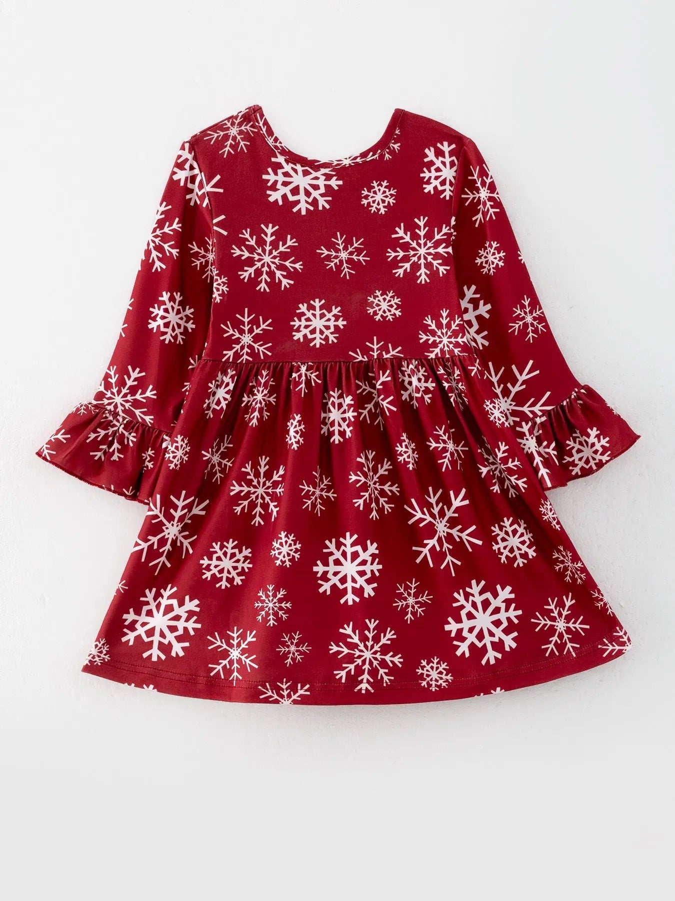 Girls Christmas Dress Set With Santa Print 2 Piece Outfit Rylee Faith Designs Everetts Place: Online Boutique
