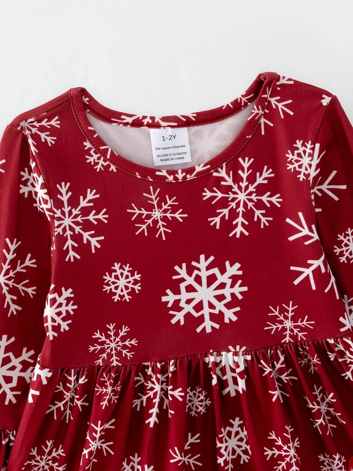 Girls Christmas Dress Set With Santa Print 2 Piece Outfit Rylee Faith Designs Everetts Place: Online Boutique