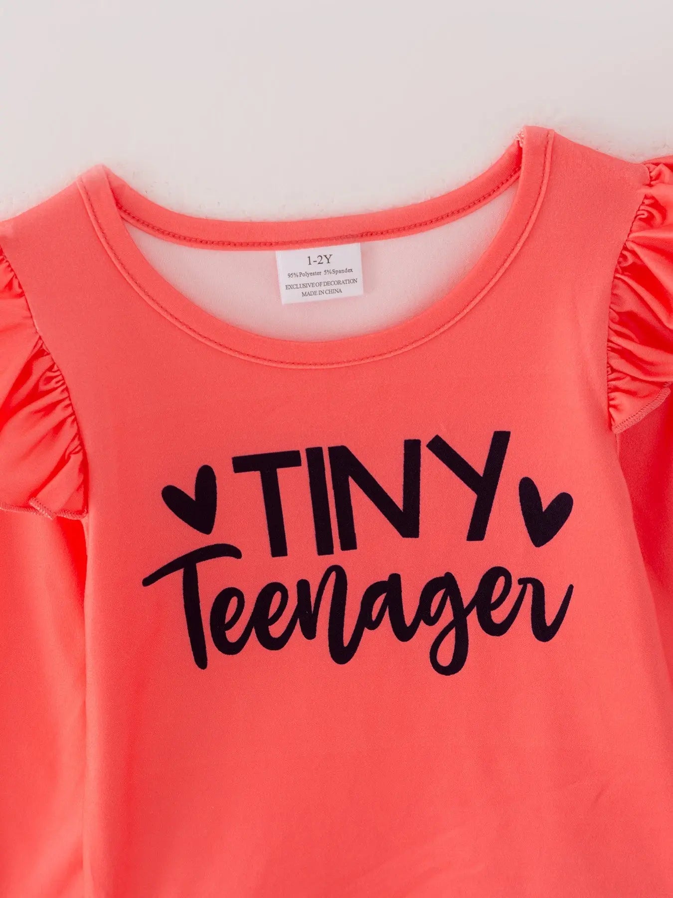 Girls Fall 4 Piece Set Letter Print Top and Skirt Rylee Faith Designs