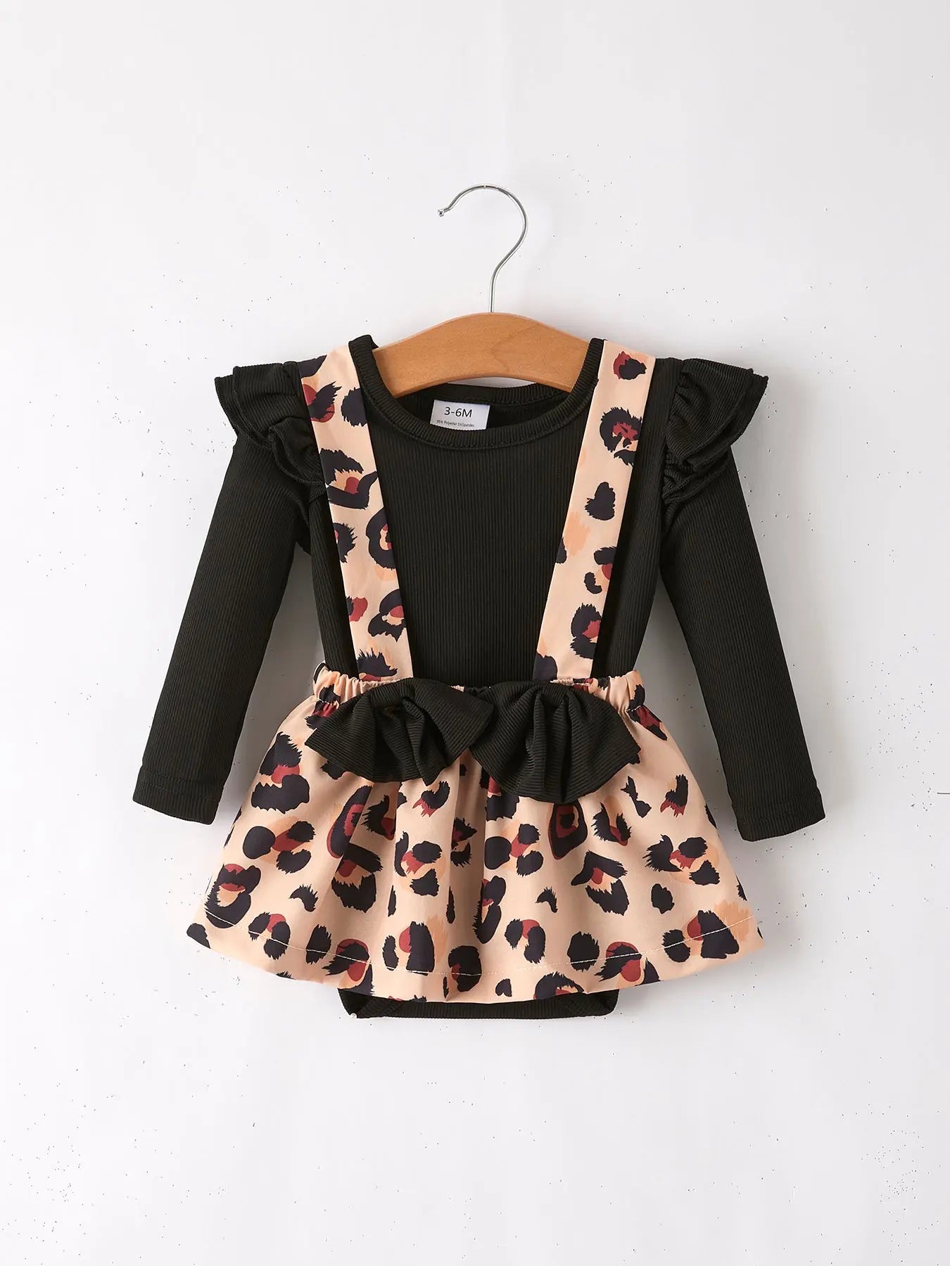 Girls Leopard Romper Set of 6 Stylish Pieces in One Package Rylee Faith Designs Everetts Place: Online Boutique