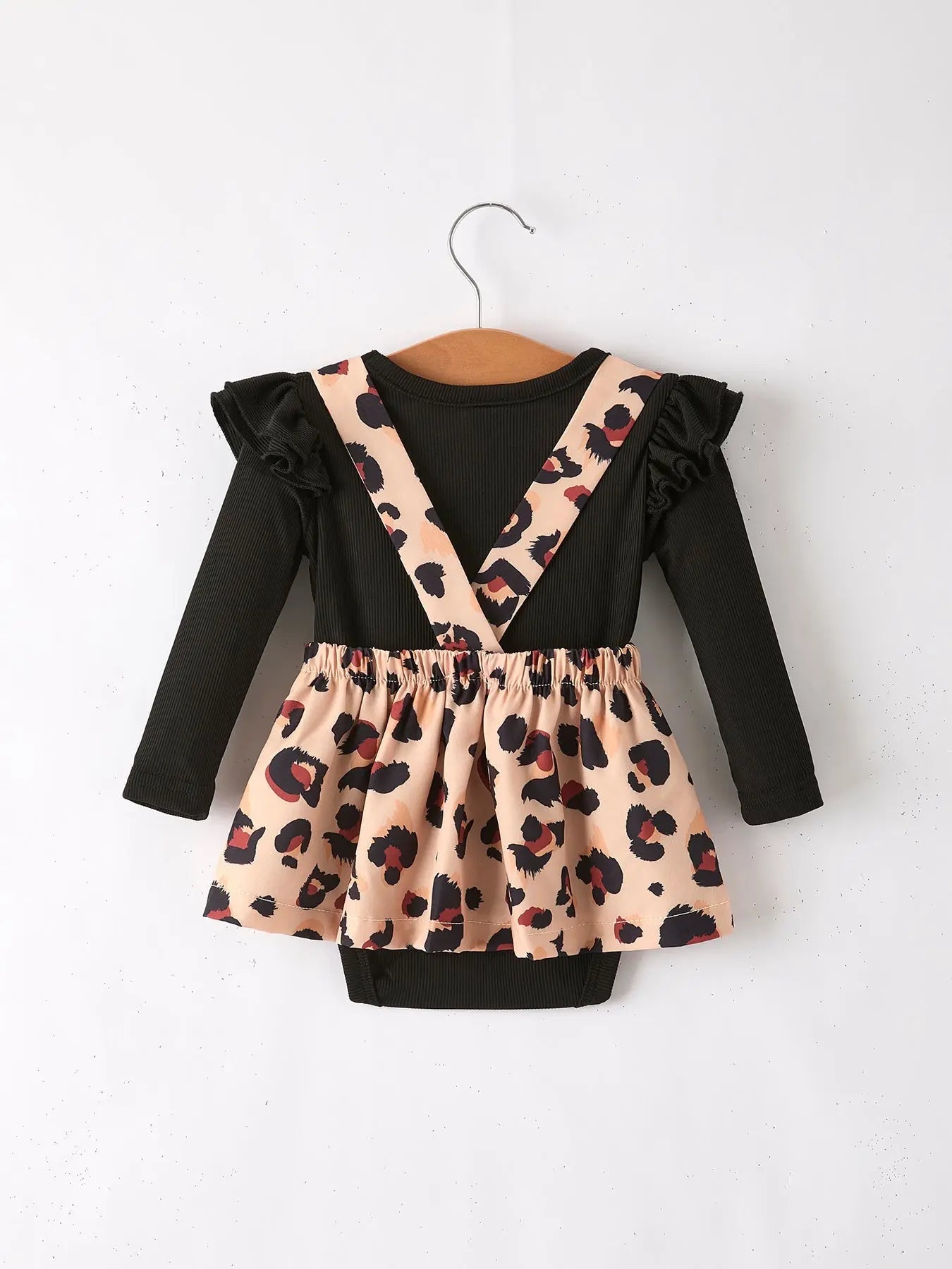 Girls Leopard Romper Set of 6 Stylish Pieces in One Package Rylee Faith Designs Everetts Place: Online Boutique