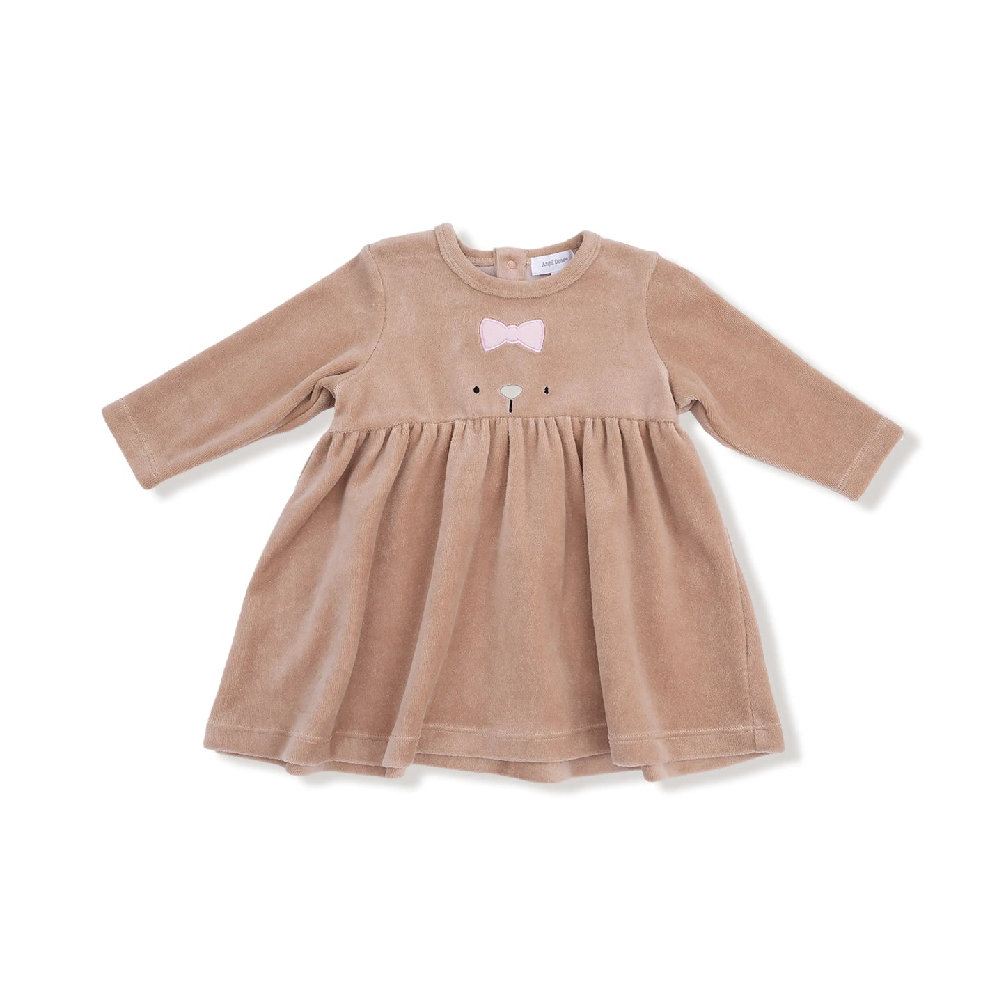 Angel Dear Girls Velour Empire Waist Dress With Ribbed Leggings Set - Apparel & Accessories > Clothing > Baby & Toddler Clothing > Baby & Toddler Dresses 408S_V