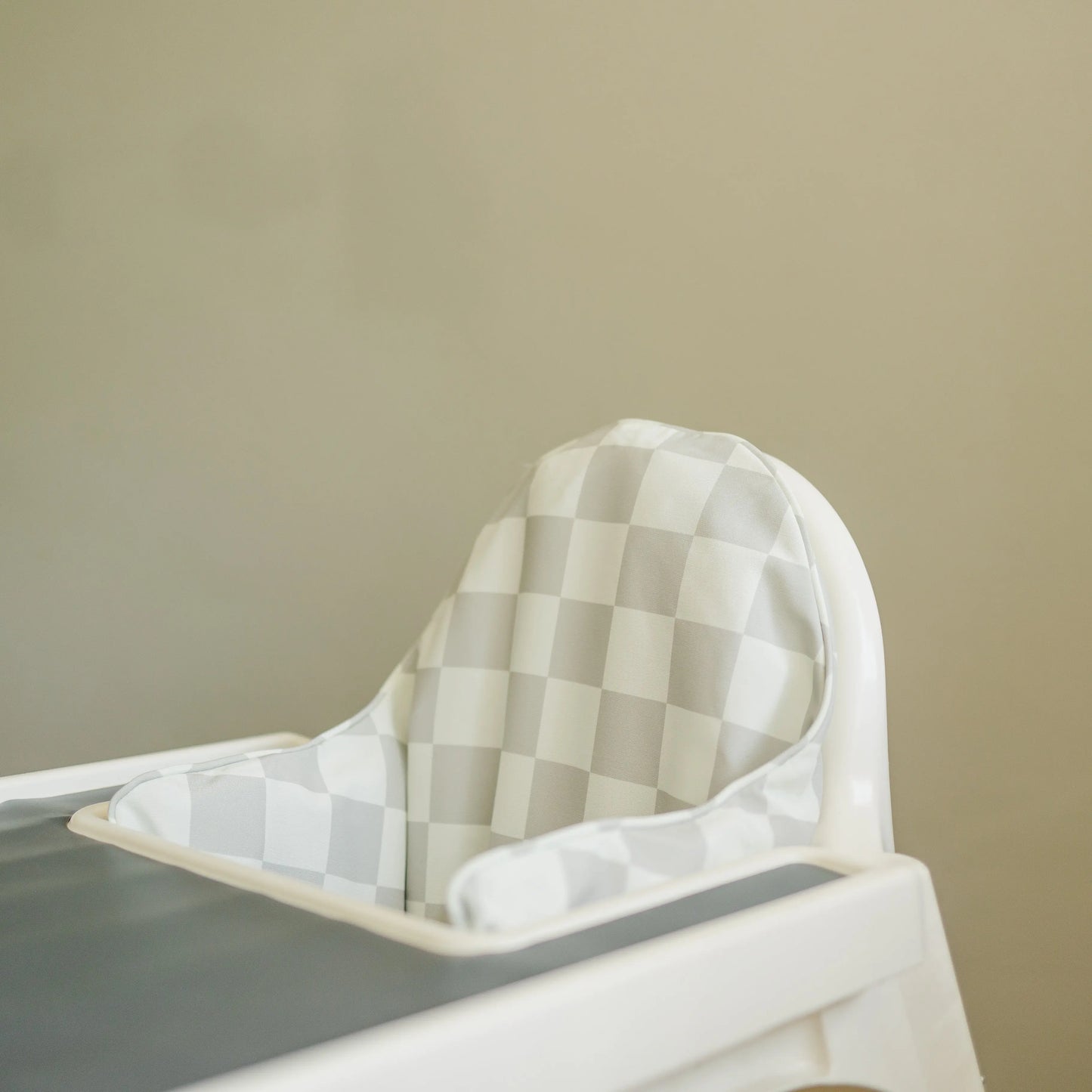 Little Joy Co. Greige Cushion Cover For IKEA Antilop High Chair - Furniture > Baby & Toddler Furniture > High Chair & Booster Seat Accessories