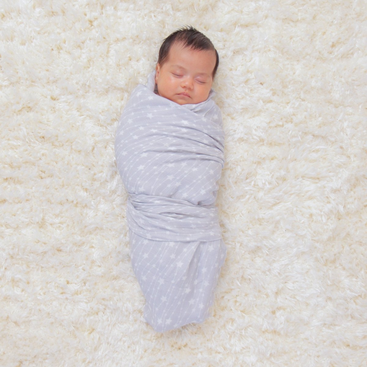 Comfy Cubs Grey Muslin Swaddle Blankets 4 Pack for Newborn Babies - Everetts Place Boutique -