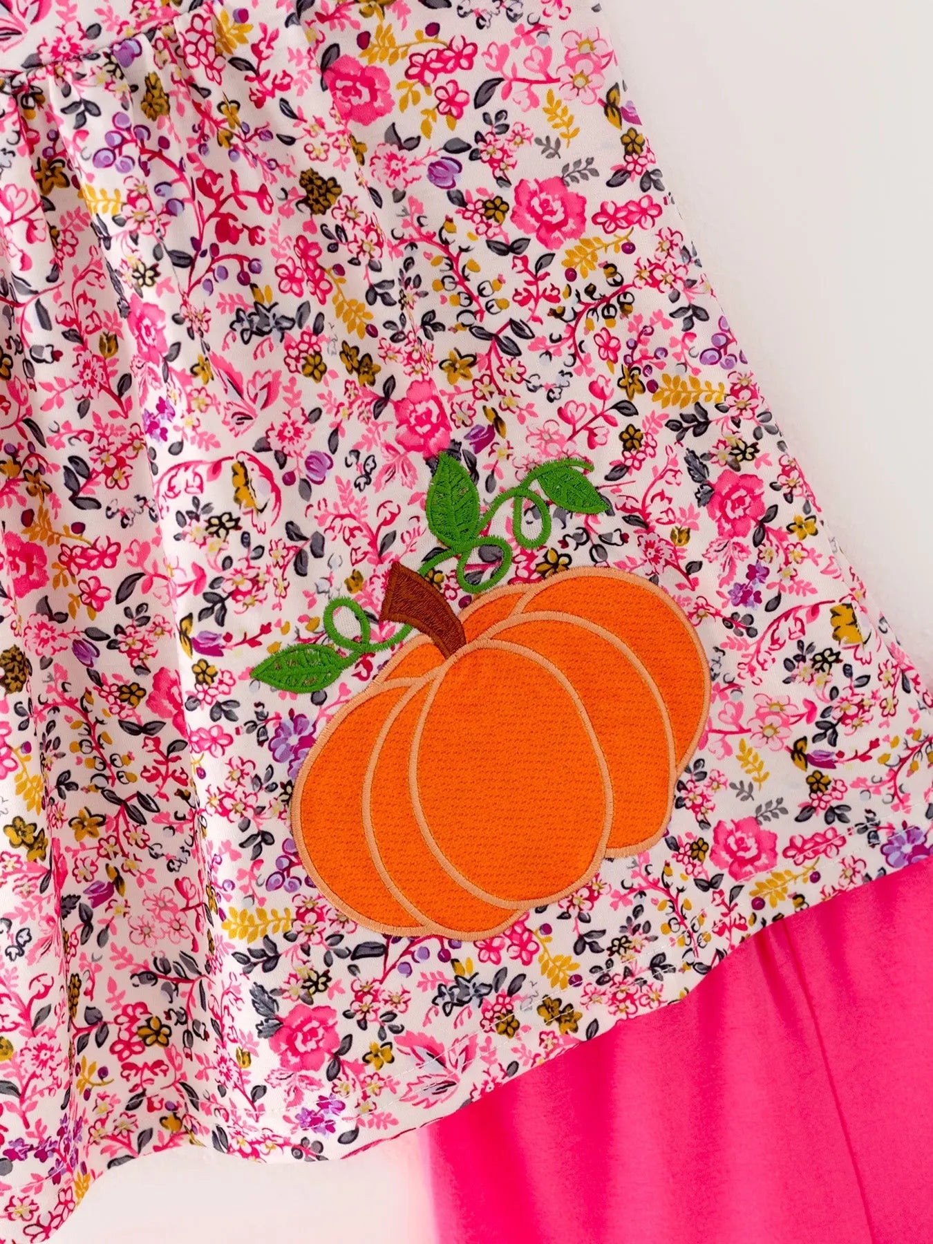 Halloween Girls Pumpkin Applique Outfit Rylee Faith Designs Everetts Place: Online Boutique