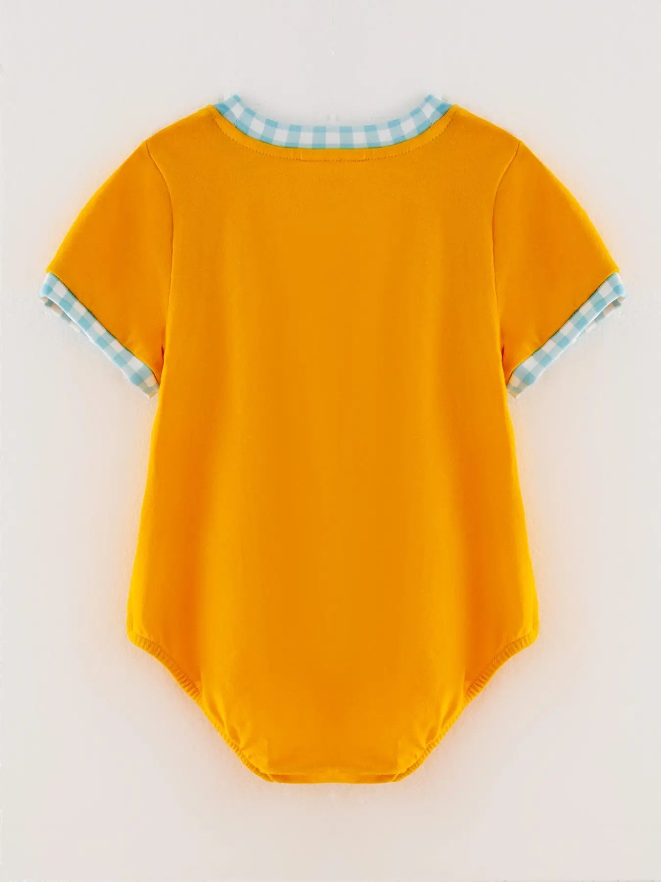 Halloween Pumpkin Chenille Patches Boys Romper for Trick or Treating and Halloween Parties Rylee Faith Designs Everetts Place: Online Boutique