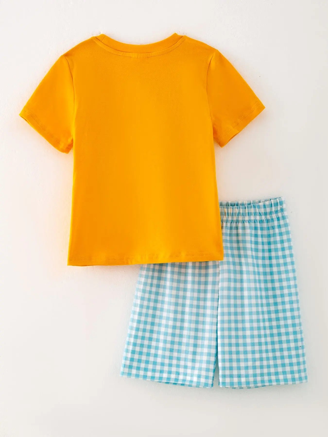 Halloween Pumpkin Chenille Patches Boys Shorts Set Rylee Faith Designs Everetts Place: Online Boutique