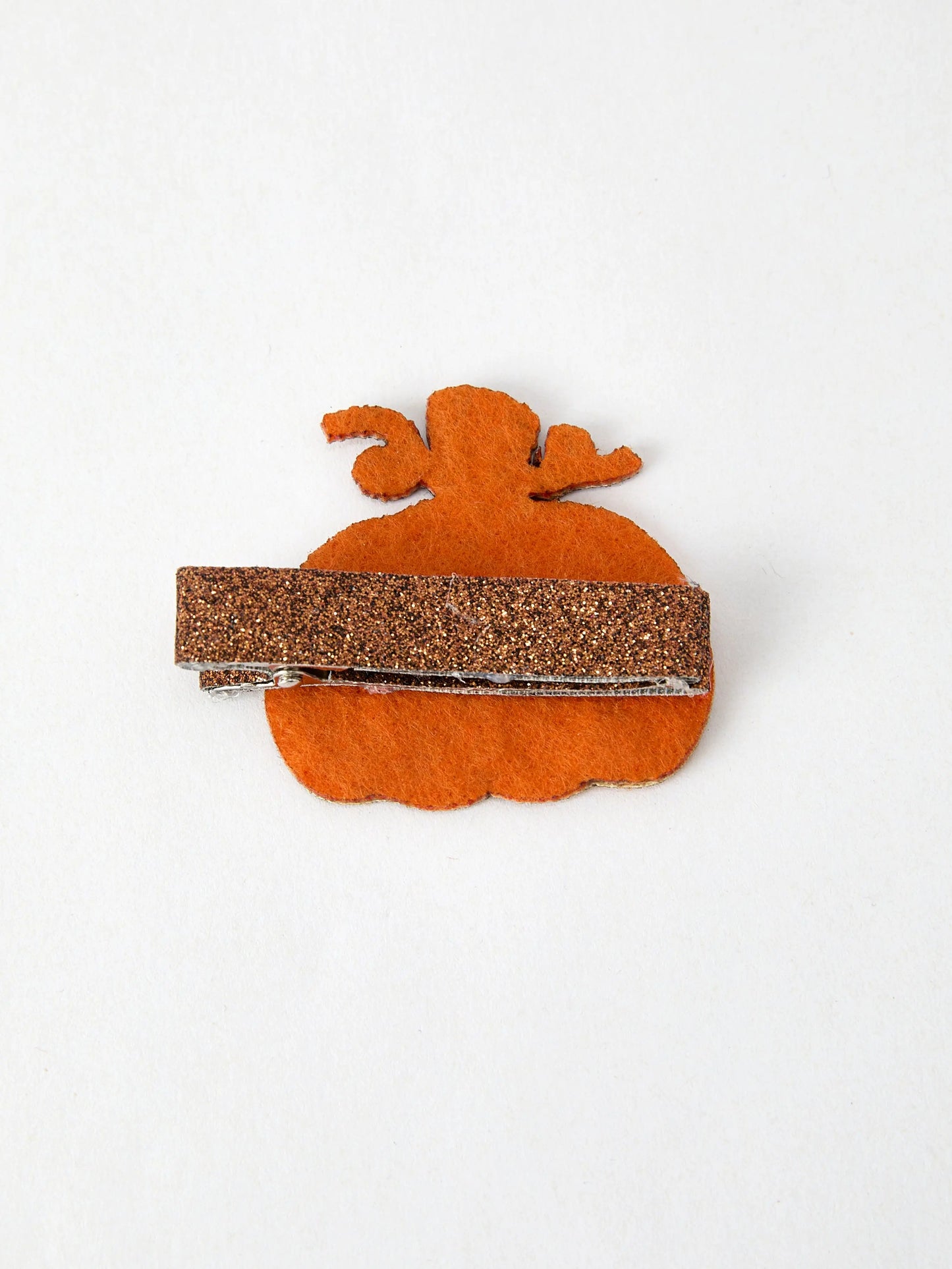 Halloween Pumpkin Girls Hair Clip Cute Accessory for Spooky Season Rylee Faith Designs Everetts Place: Online Boutique