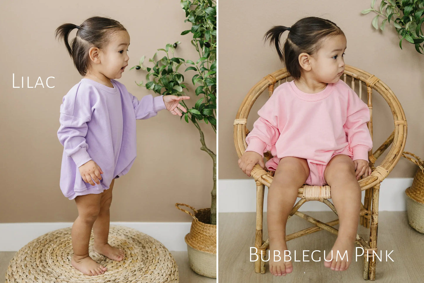 Little Joy Co. Halloween Graphic Oversized Sweatshirt Romper Snaps -