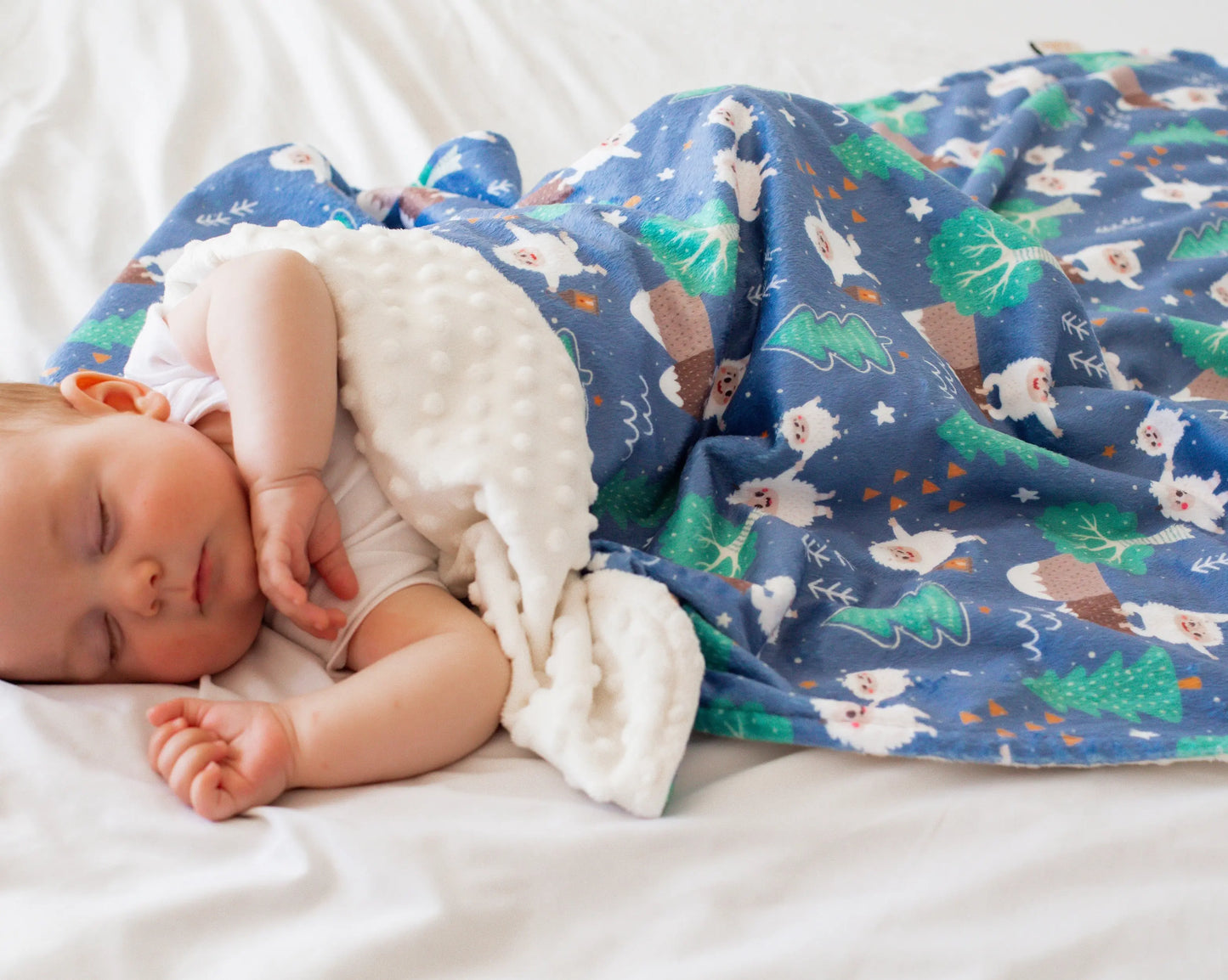 Baby & Toddler Minky Blanket - Yeti Dreams Honey Lemonade