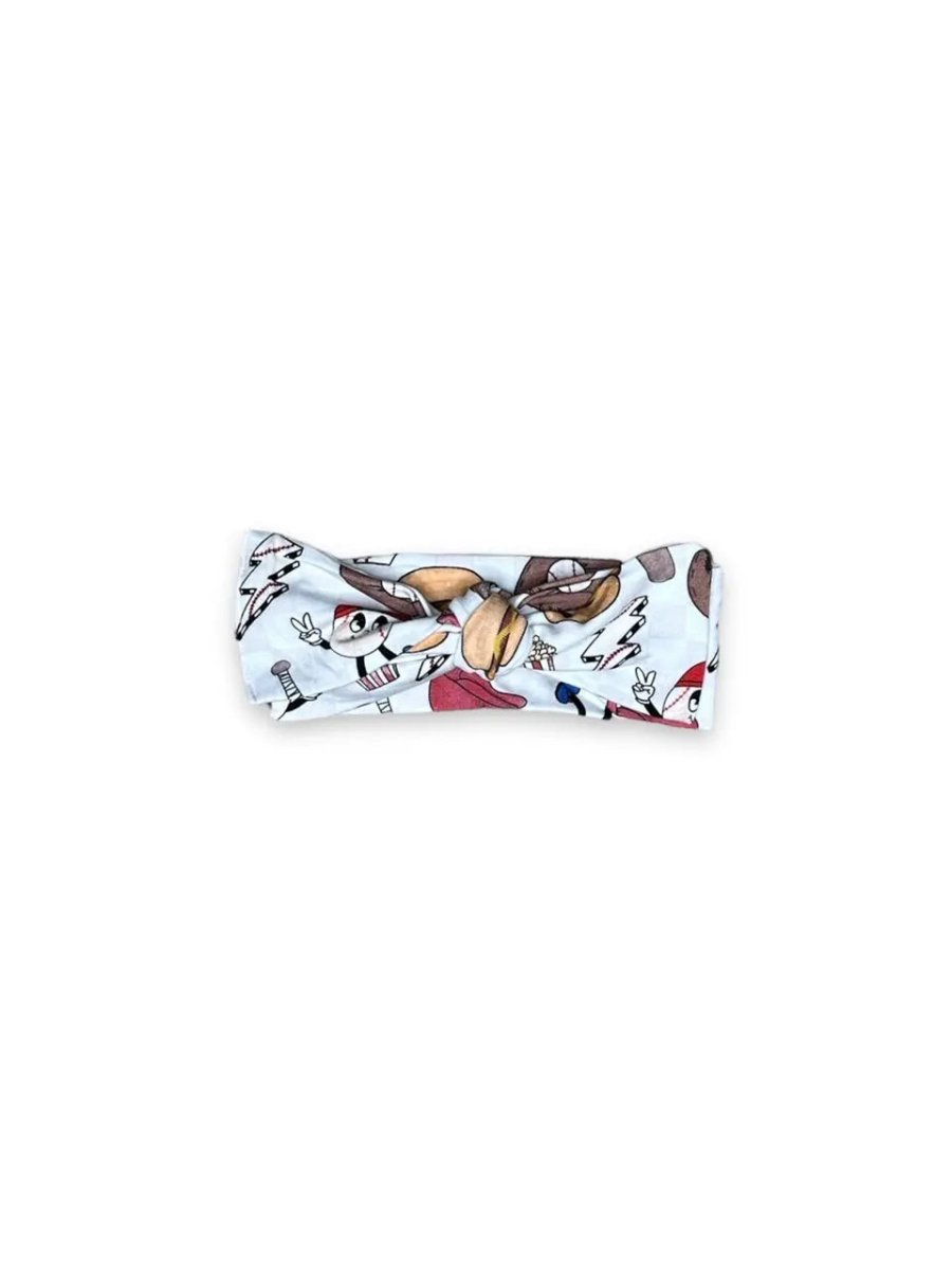 Miller & Co. Headband Bow, Baseball - Everetts Place Boutique -