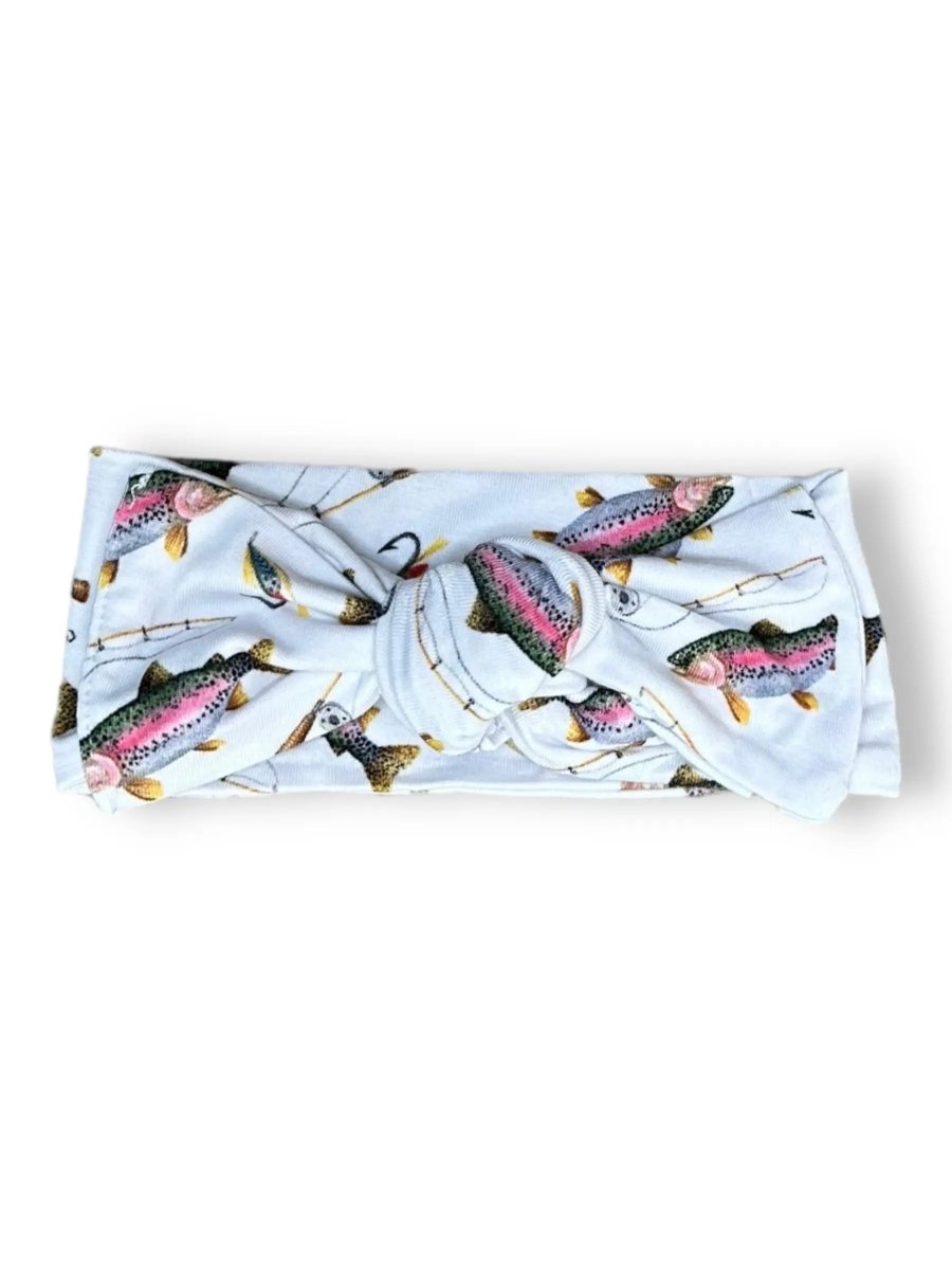 Miller & Co. Headband Bow, Gone Fishing - Everetts Place Boutique -