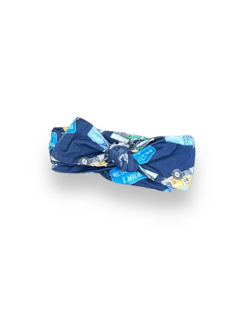 Miller & Co. Headband Bow, Semi Trucks - Everetts Place Boutique -