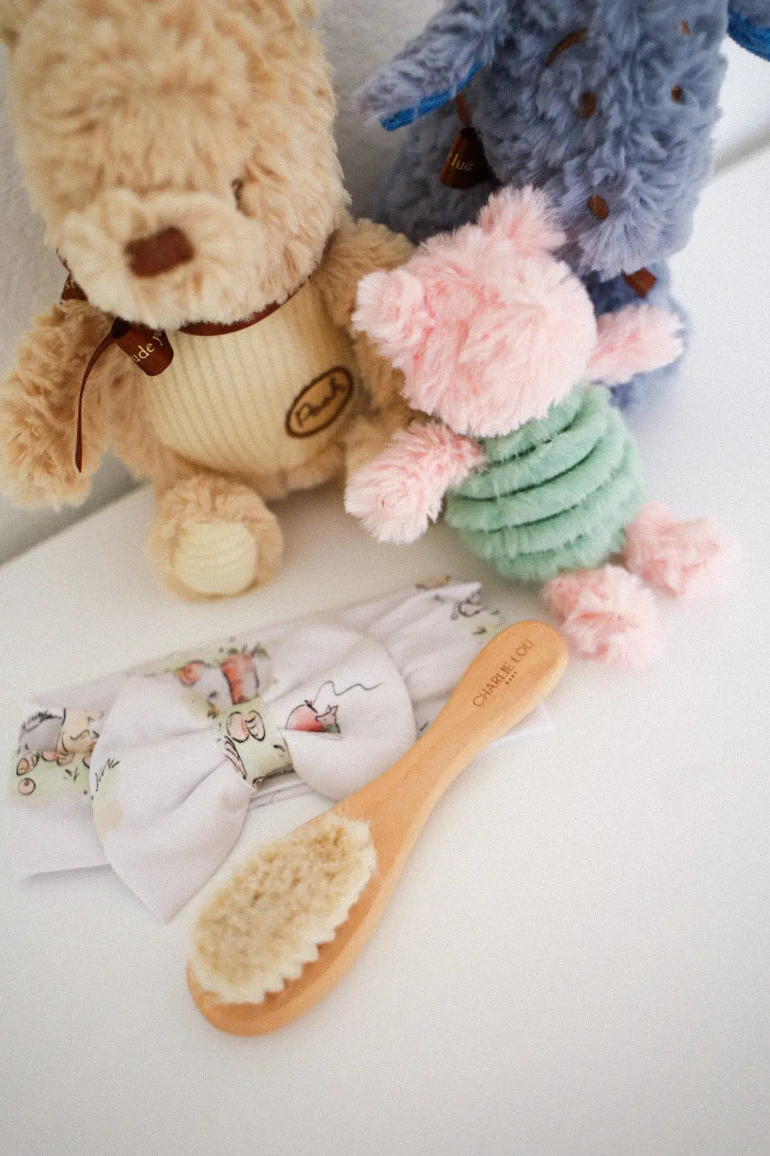 Heirloom Baby Brush Wood Handle Soft Bristles Newborn Charlie Lou Baby Everetts Place: Online Boutique